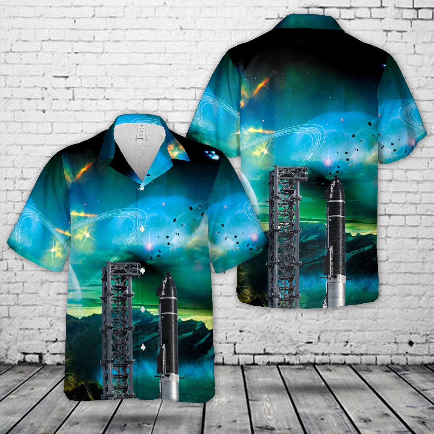 SpaceX Starship SN20 Super Heavy Booster BN4 Hawaiian Shirt