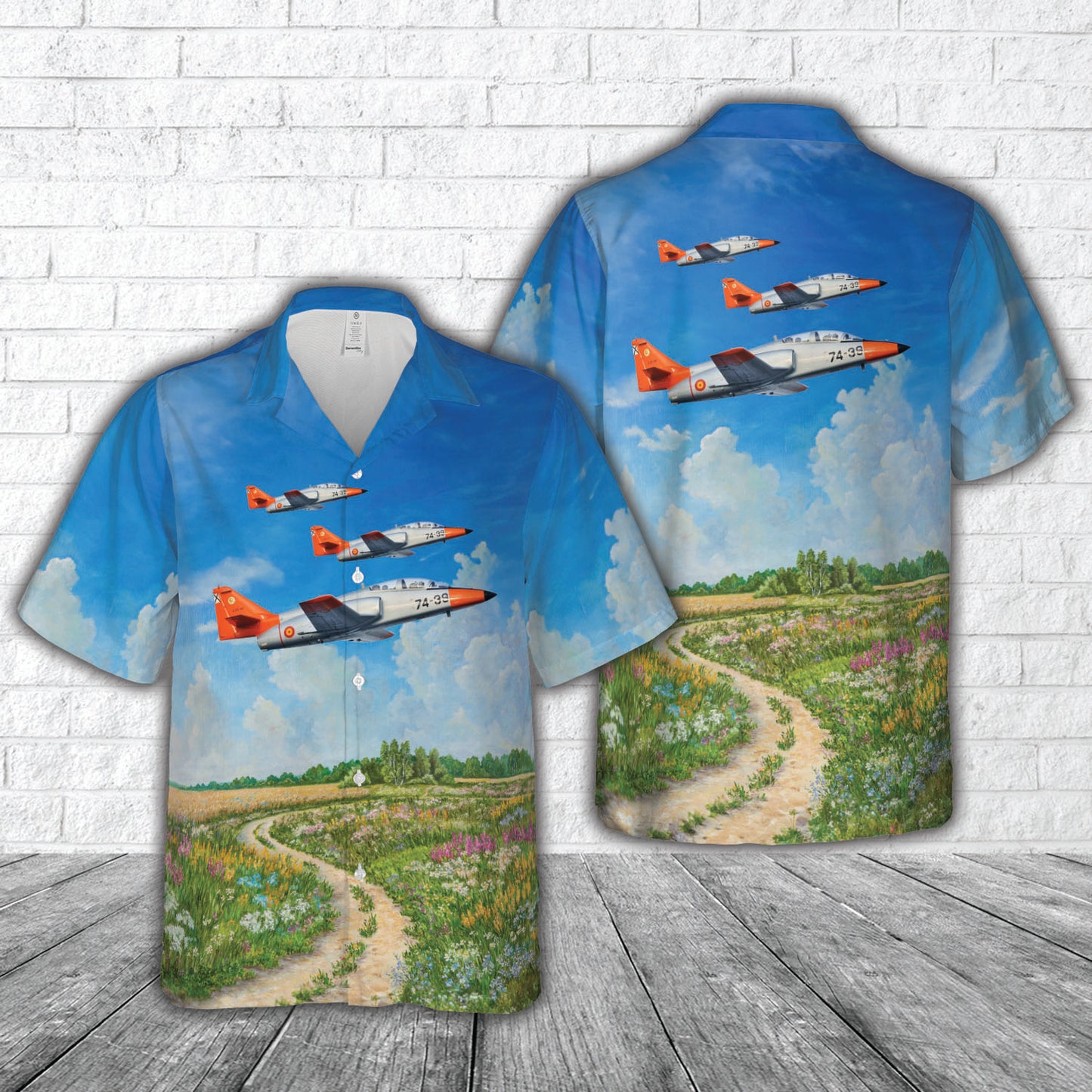 Spanish Air Force CASA C-101EB Aviojet E25-88 (cn EB01-88-102) Hawaiian Shirt