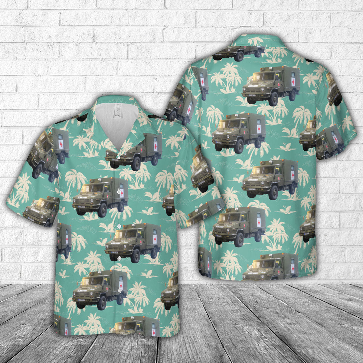 Spanish Army Iveco-Pegaso 40.10WM Hawaiian Shirt