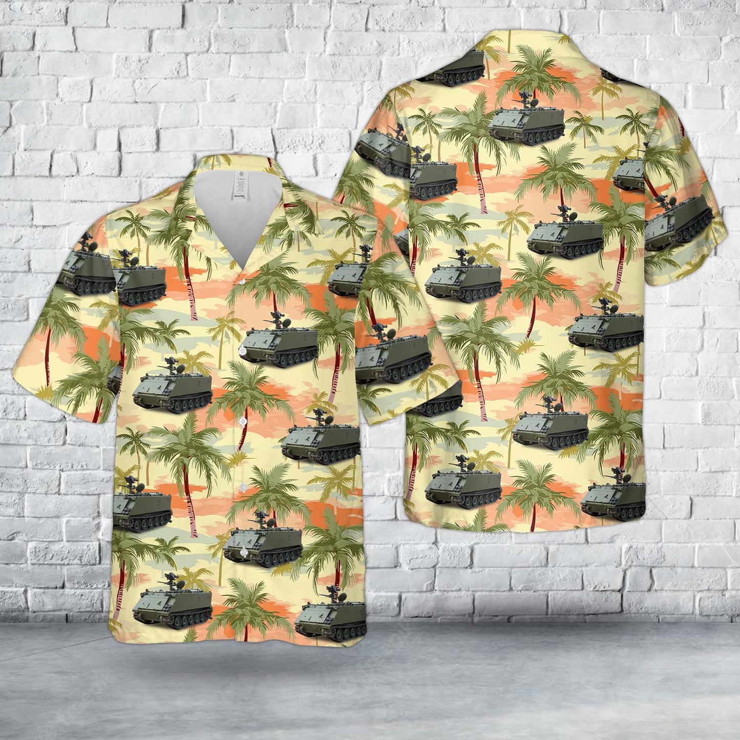 Spanish Army M-113 MILAN Hawaiian Shirt