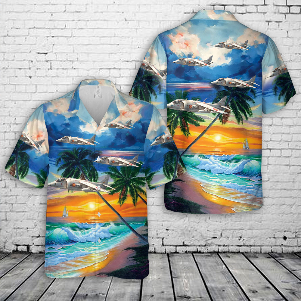 Spanish Navy Hawker Siddeley AV-8S Matador (s/n VA.1-14) Hawaiian Shirt