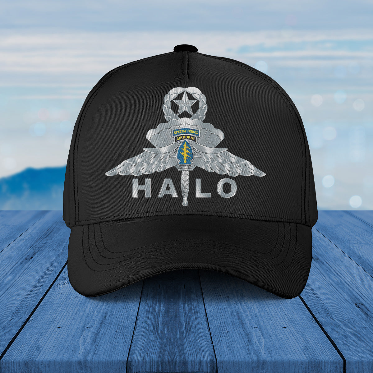 Special Forces High Altitude Low Opening (HALO) Master Wings Baseball Cap