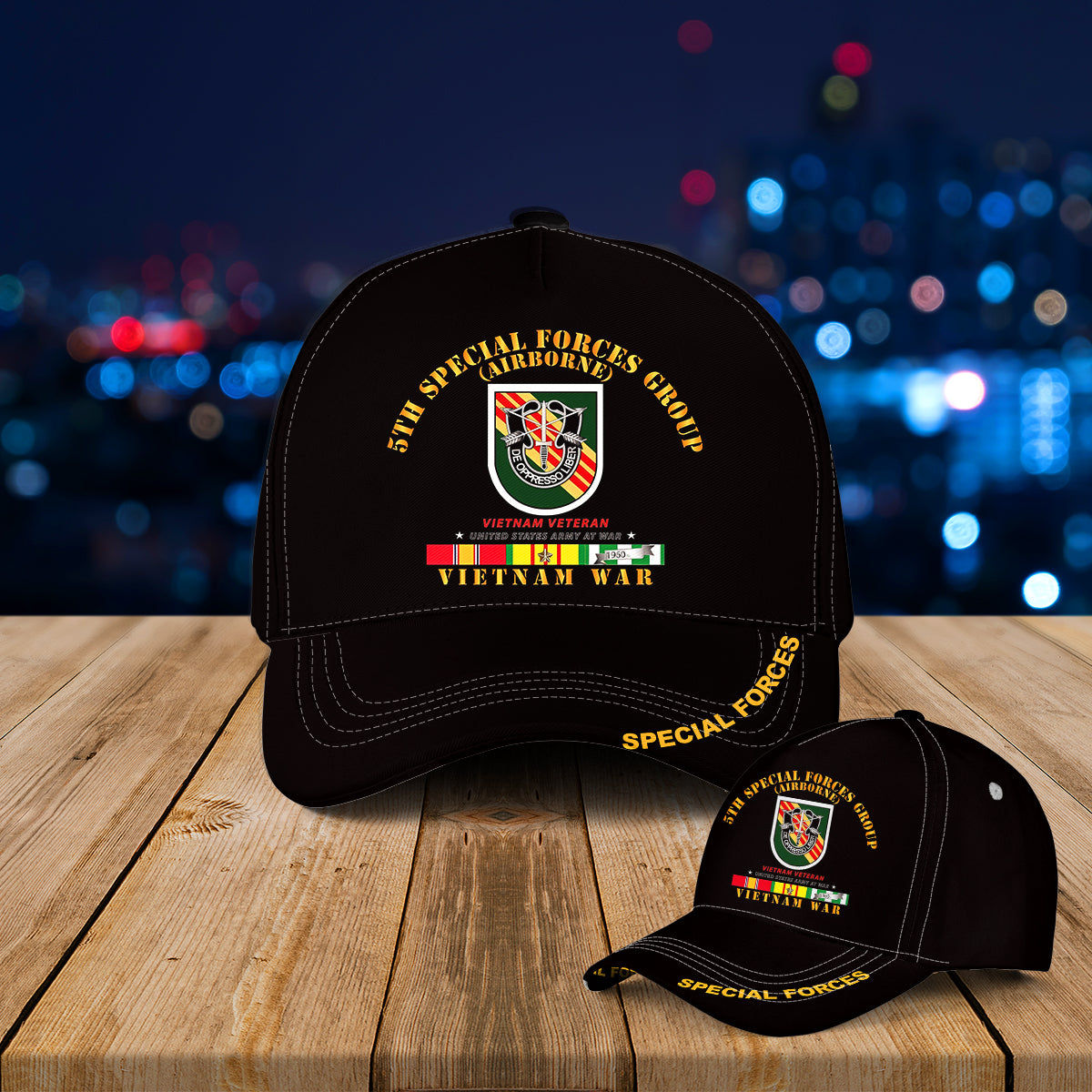 US Army 5th Special Forces Vietnam Veteran Baseball Cap