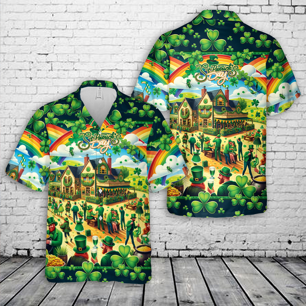 St Patrick's Day Hawaiian Shirt