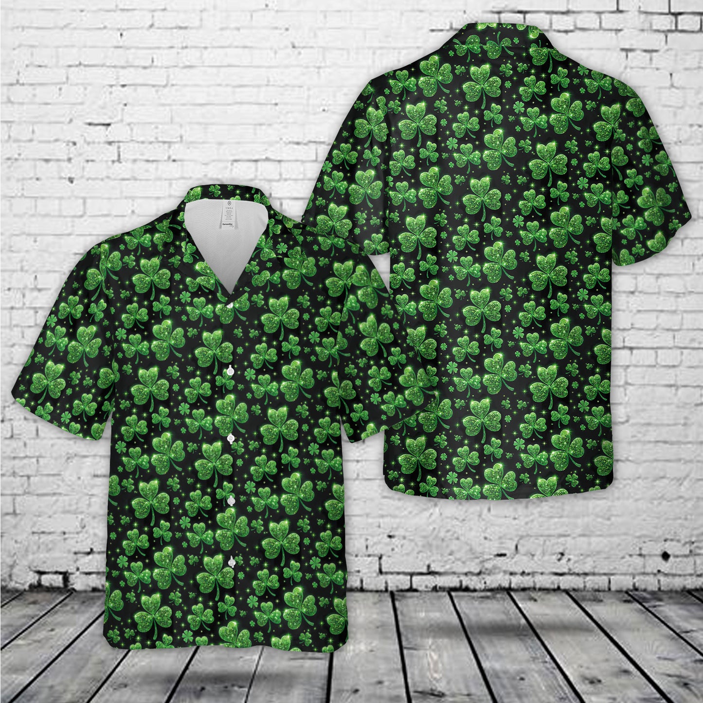 St Patricks Day Shamrock Hawaiian Shirt