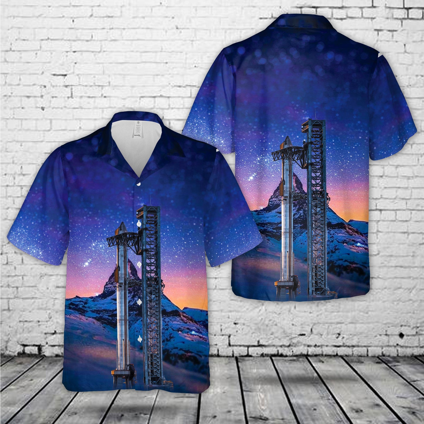 Starship 25 & Booster 9 Hawaiian Shirt