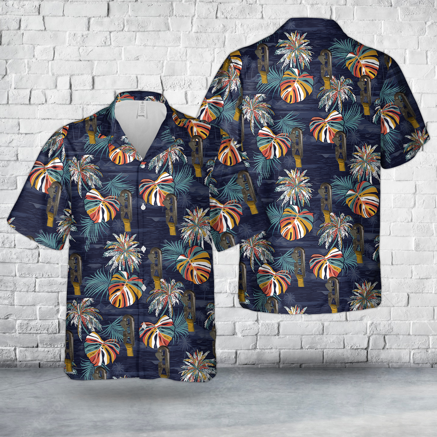 Static Line and Hook Hawaiian Shirt