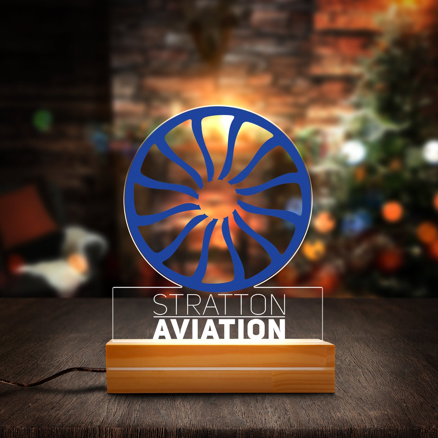 Stratton Aviation LLC Custom Shape Tail Photo Night Light