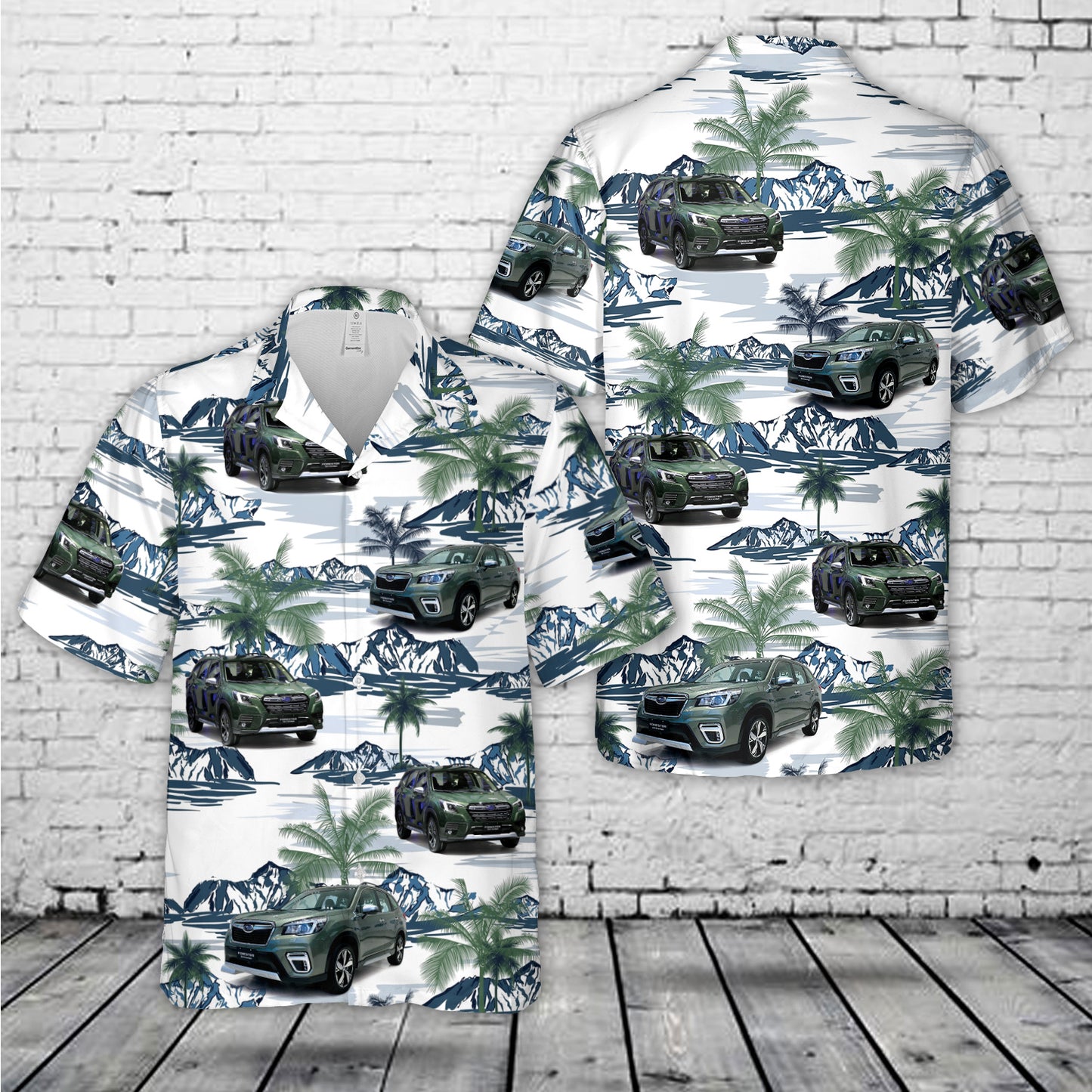Subaru Forester Hawaiian Shirt