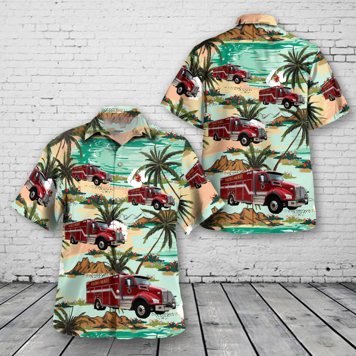Sunray, Texas, Valero Mckee Emergency Response Station 19 Hawaiian Shirt