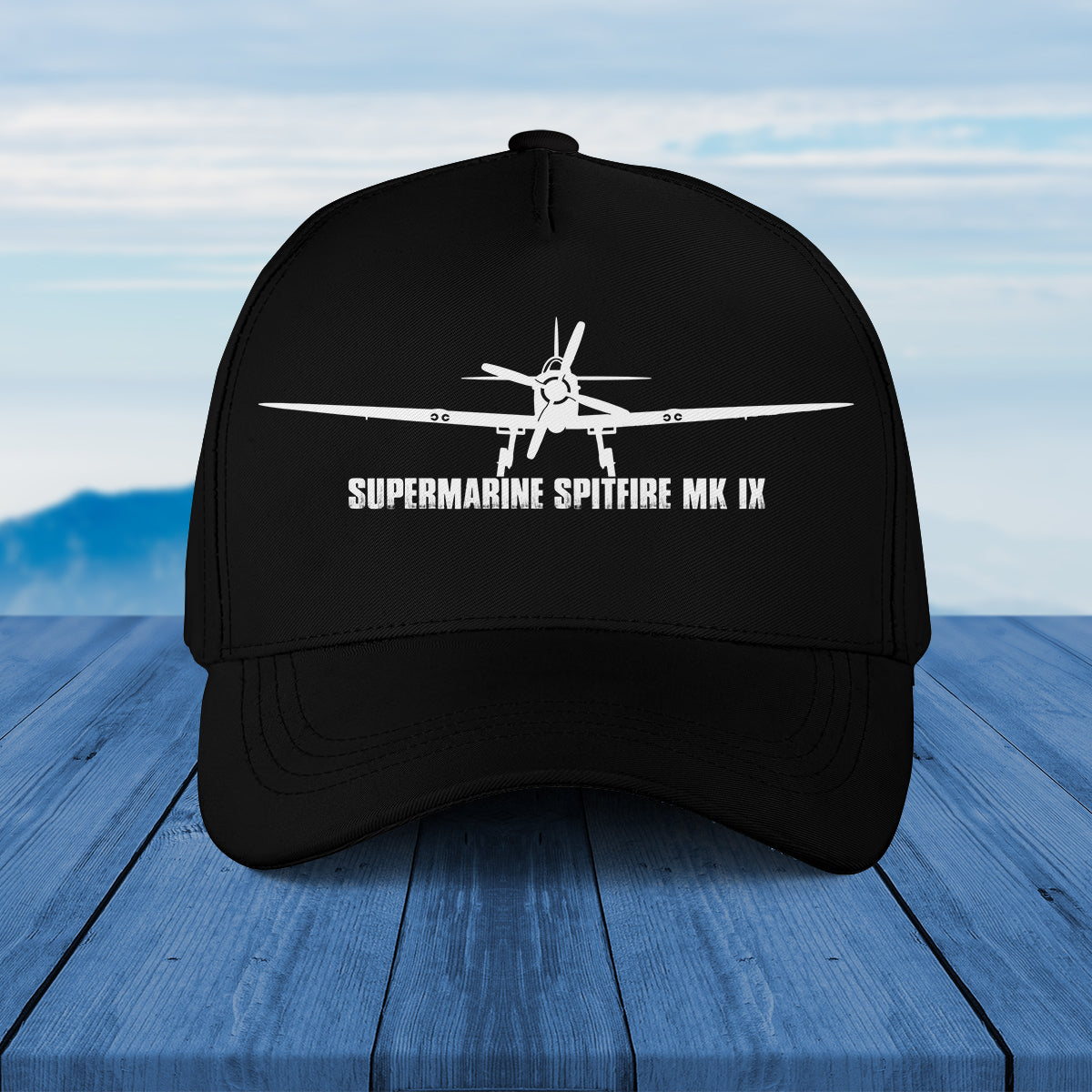 Supermarine Spitfire Mk IX WWII Aircraft Baseball Cap