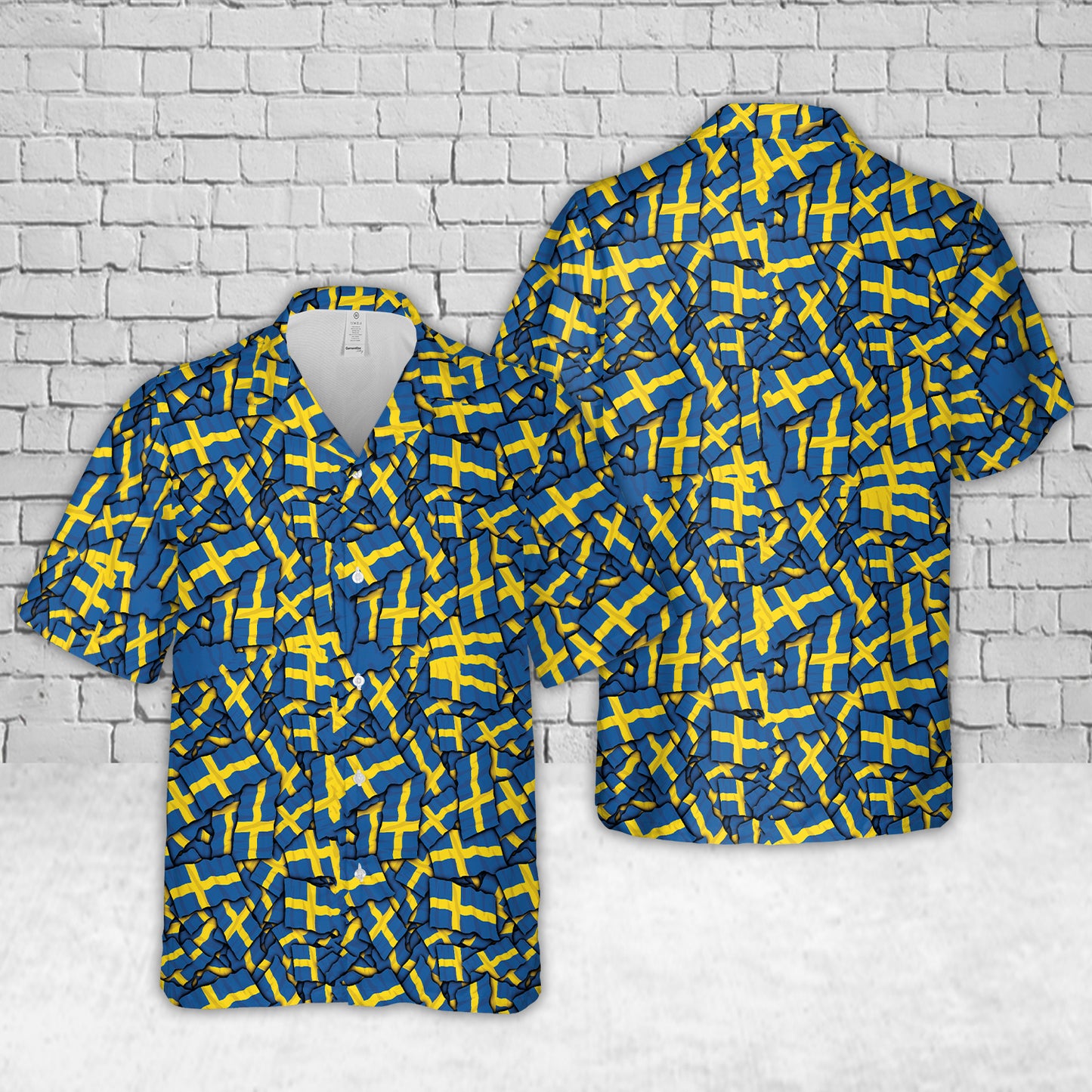 Sweden Special Flag Hawaiian Shirt
