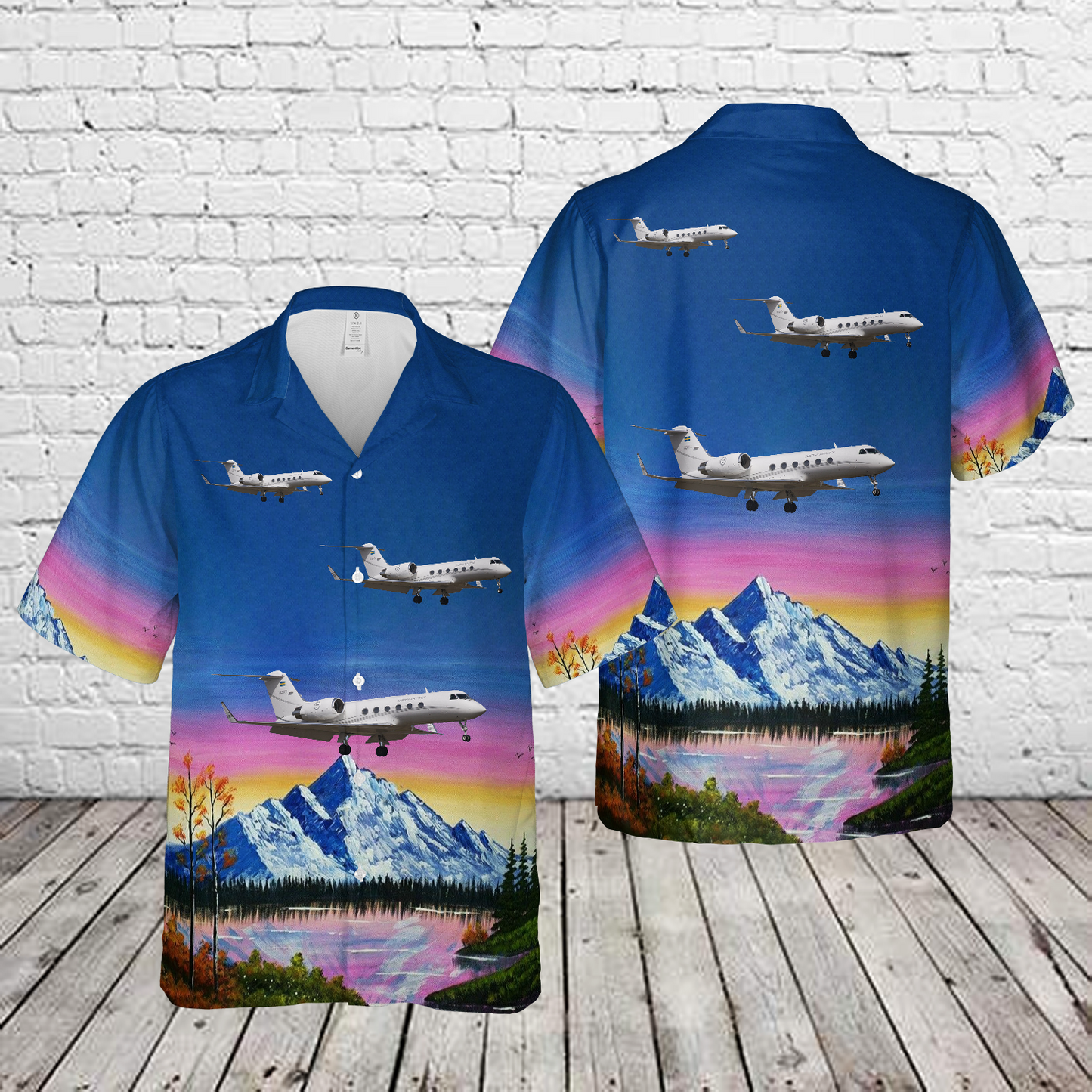 Swedish Air Force Gulfstream IV (G-IV- SP) (Tp102C) Hawaiian Shirt
