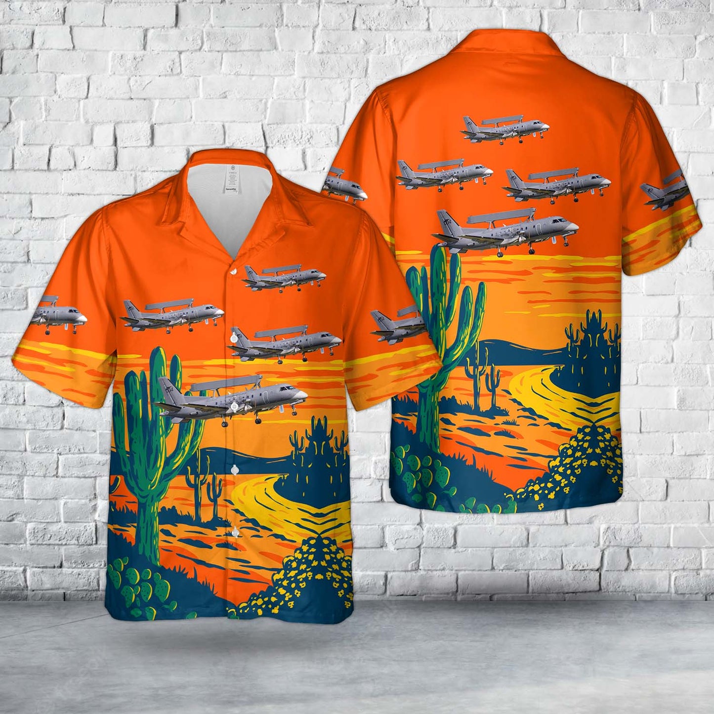 Swedish Air Force Saab S100B Argus (340AEW) Hawaiian Shirt