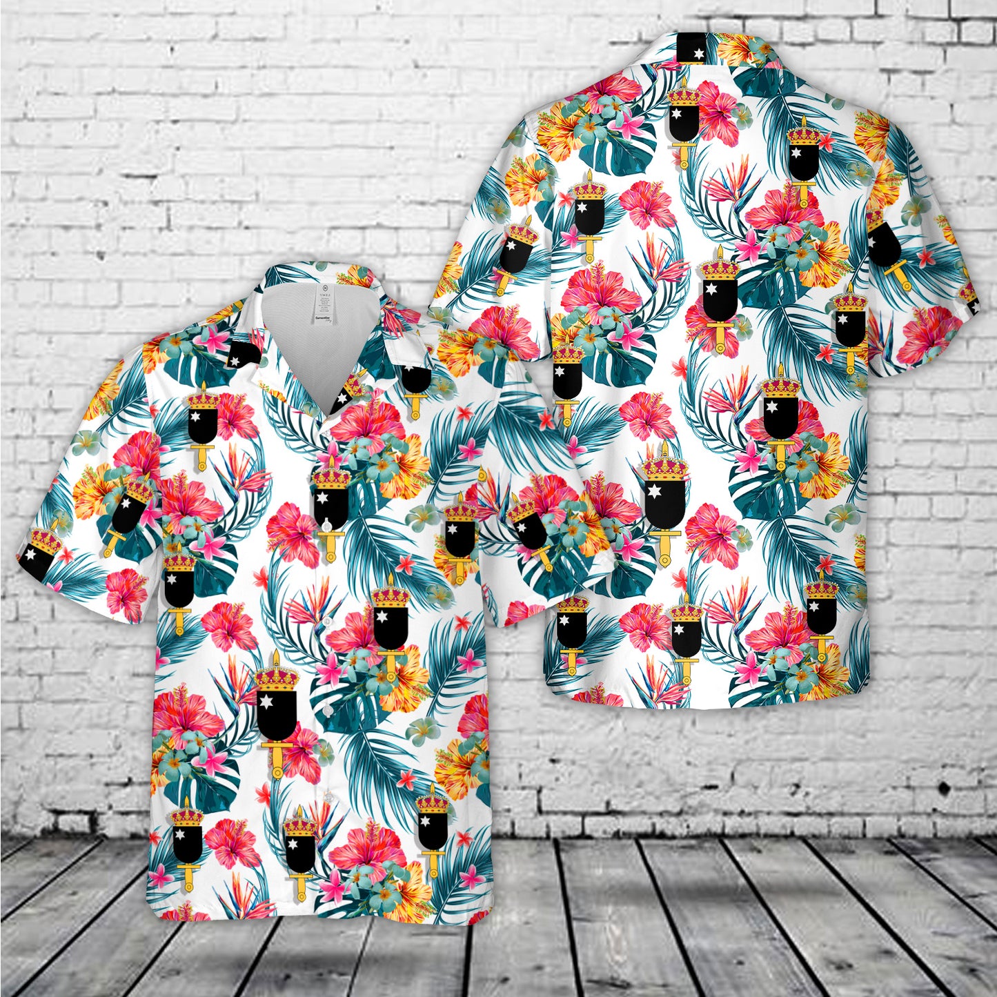 Swedish Armed Forces Special Operations Task Group Hawaiian Shirt