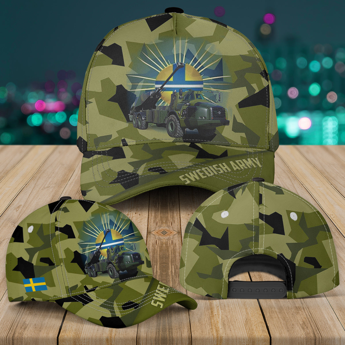 Swedish Army ARCHER Artillery System Baseball Cap