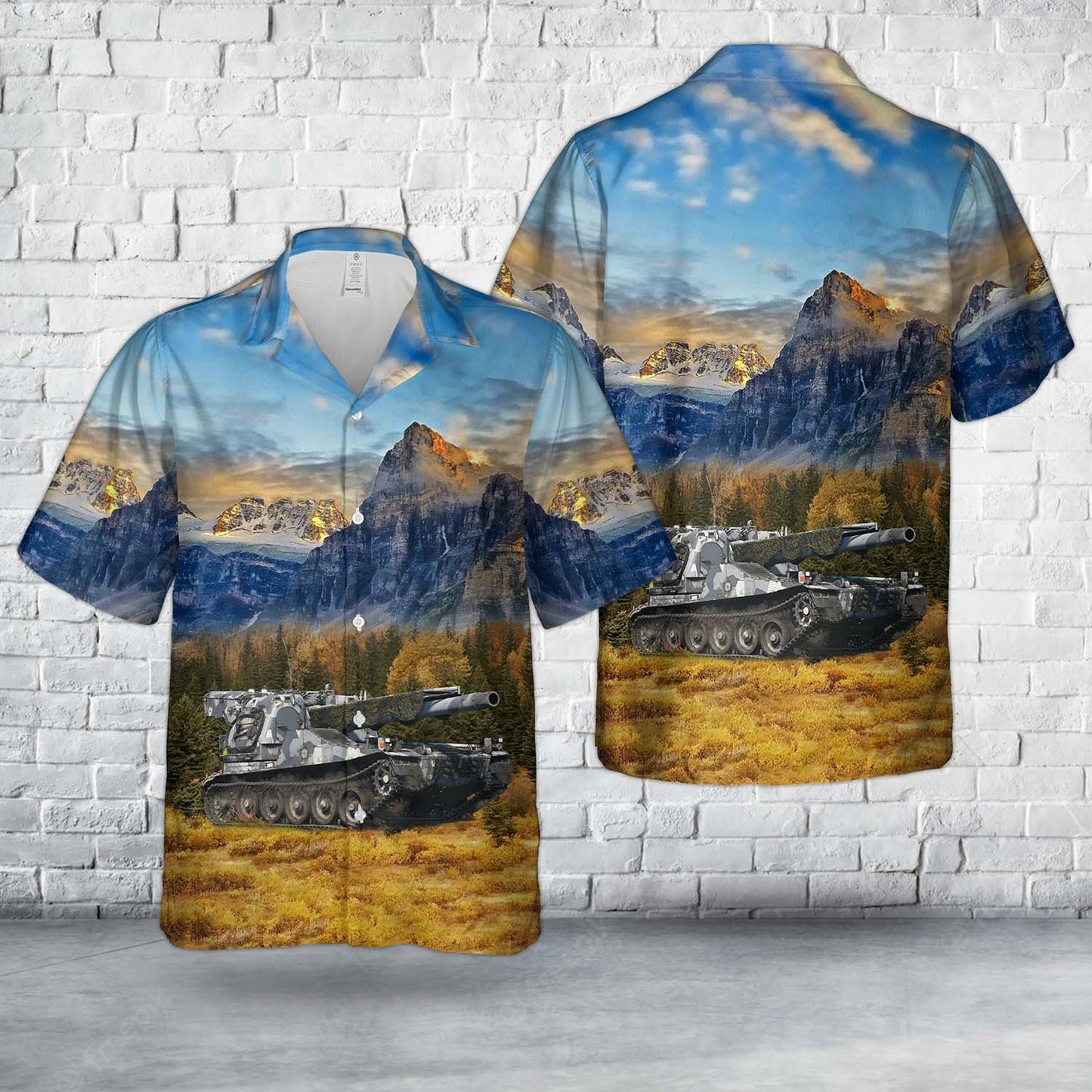 Swedish Army Bandkanon 1C Hawaiian Shirt