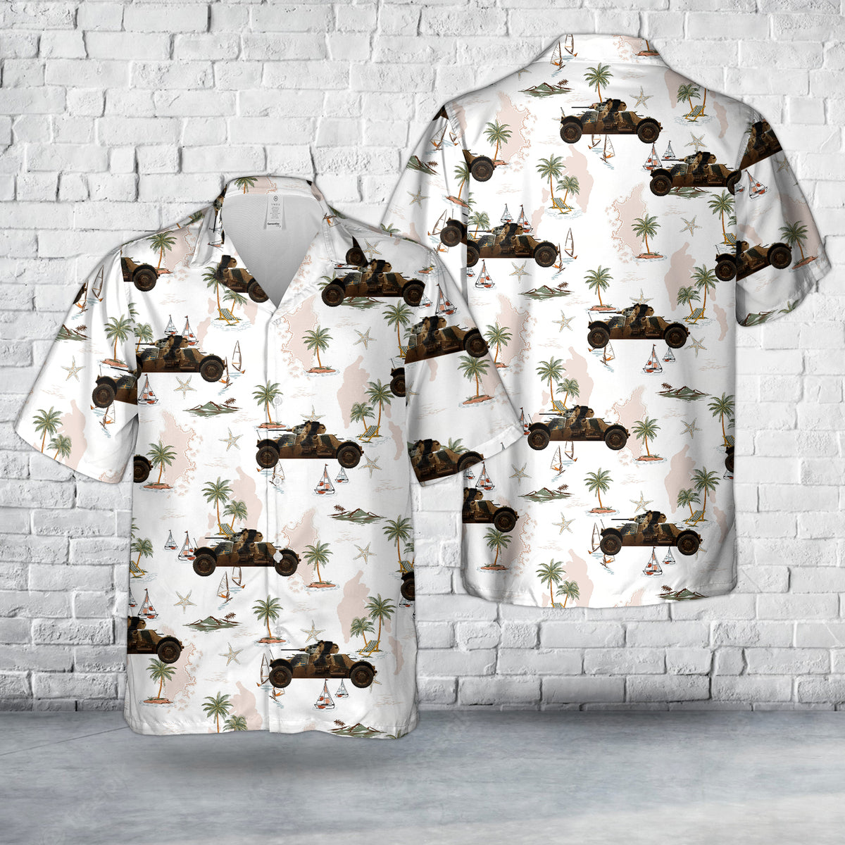 Swedish Army Pansarbil m/40, Sweden, 1942 Hawaiian Shirt