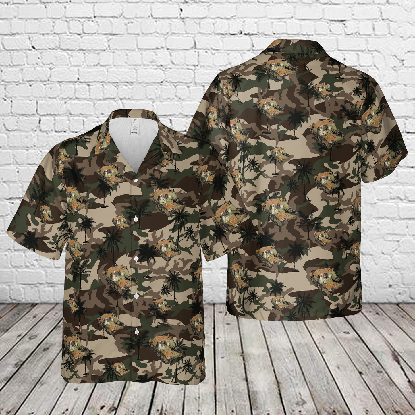 Swedish Army Stormartillerivagn m/43 (1944) Hawaiian Shirt