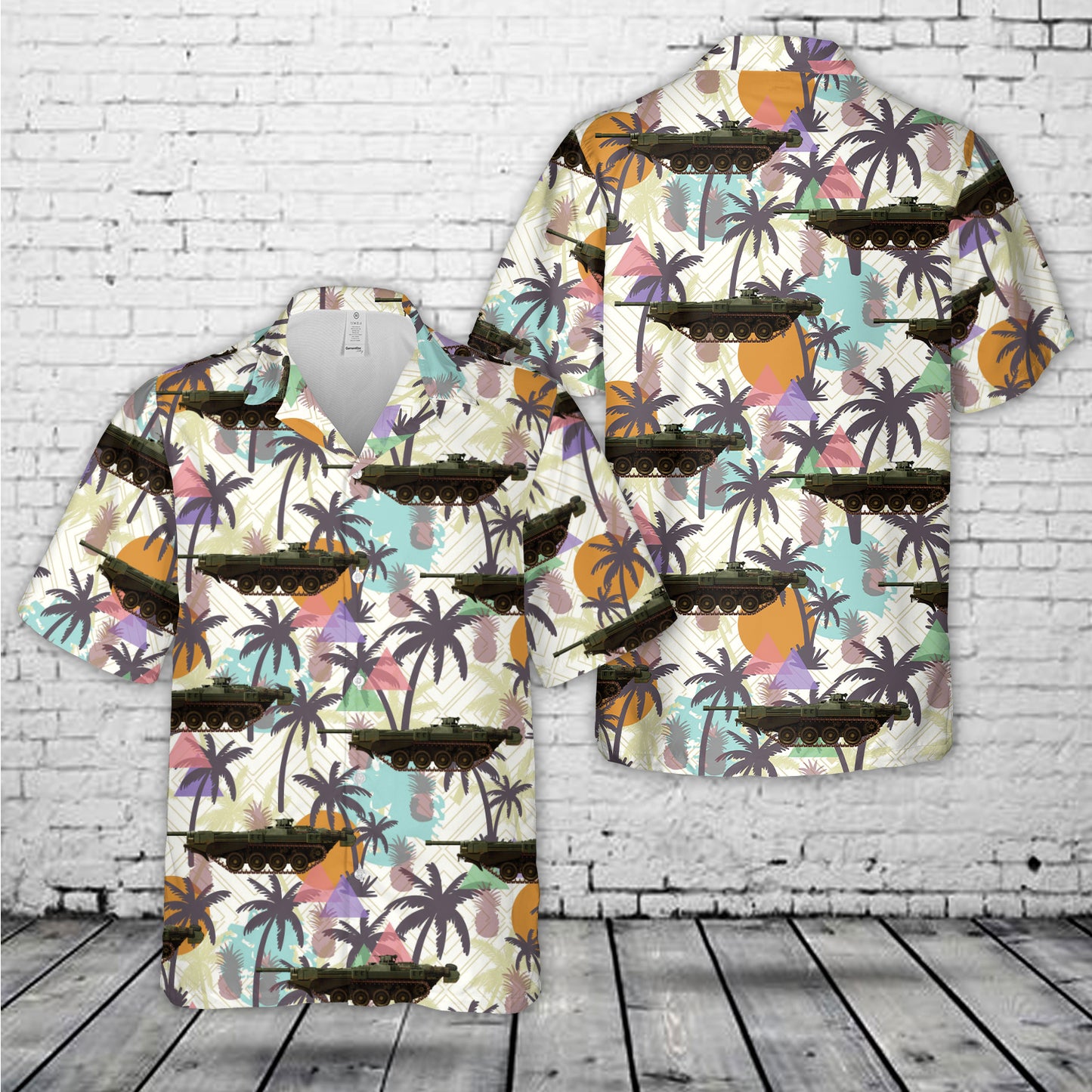 Swedish Army Strv-103 B (1970) Hawaiian Shirt