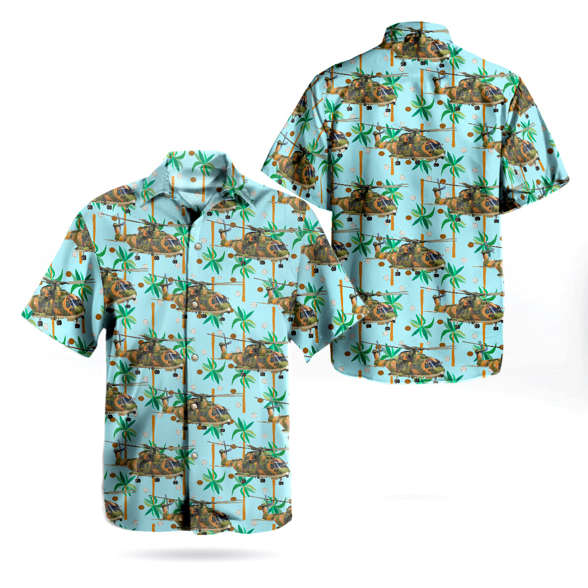 Portuguese Air Force AgustaWestland AW101 514 Merlin Hawaiian Shirt