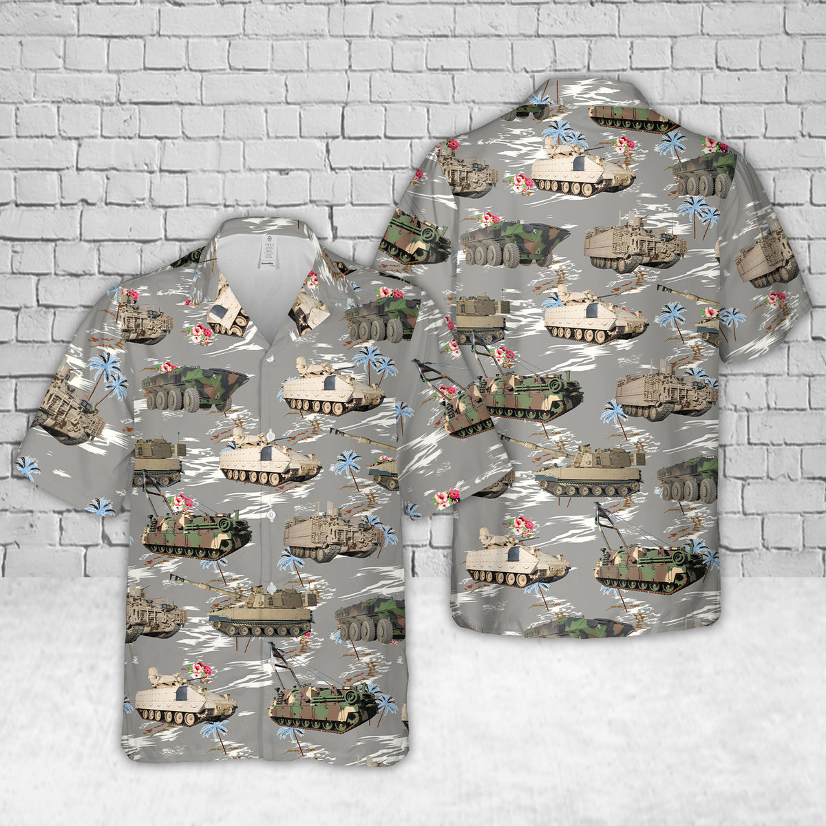 Tank Hawaiian Shirt DLTT1808BG02