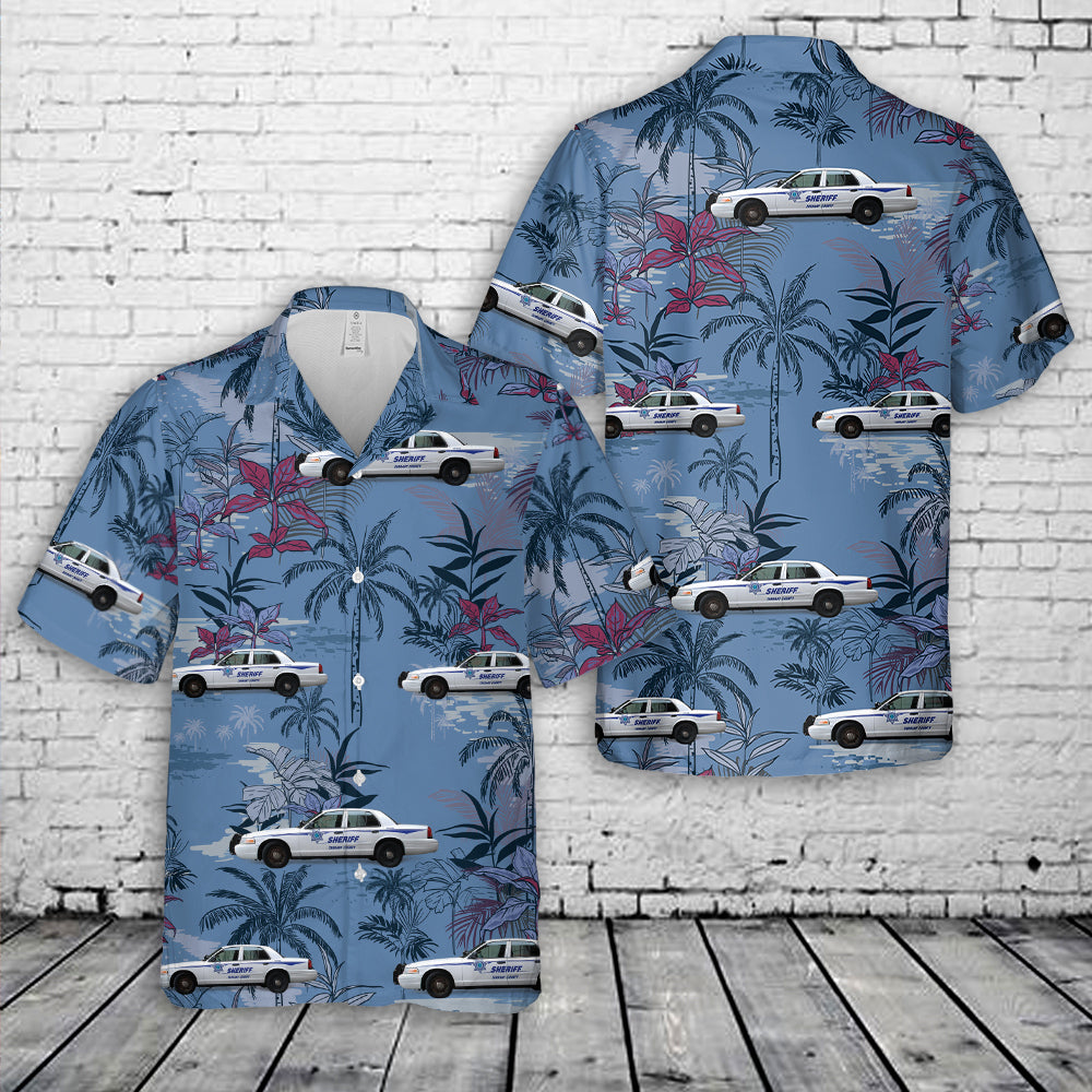 Tarrant County Sheriff, Ford Crown Victoria, Fort Worth, Texas Hawaiian Shirt