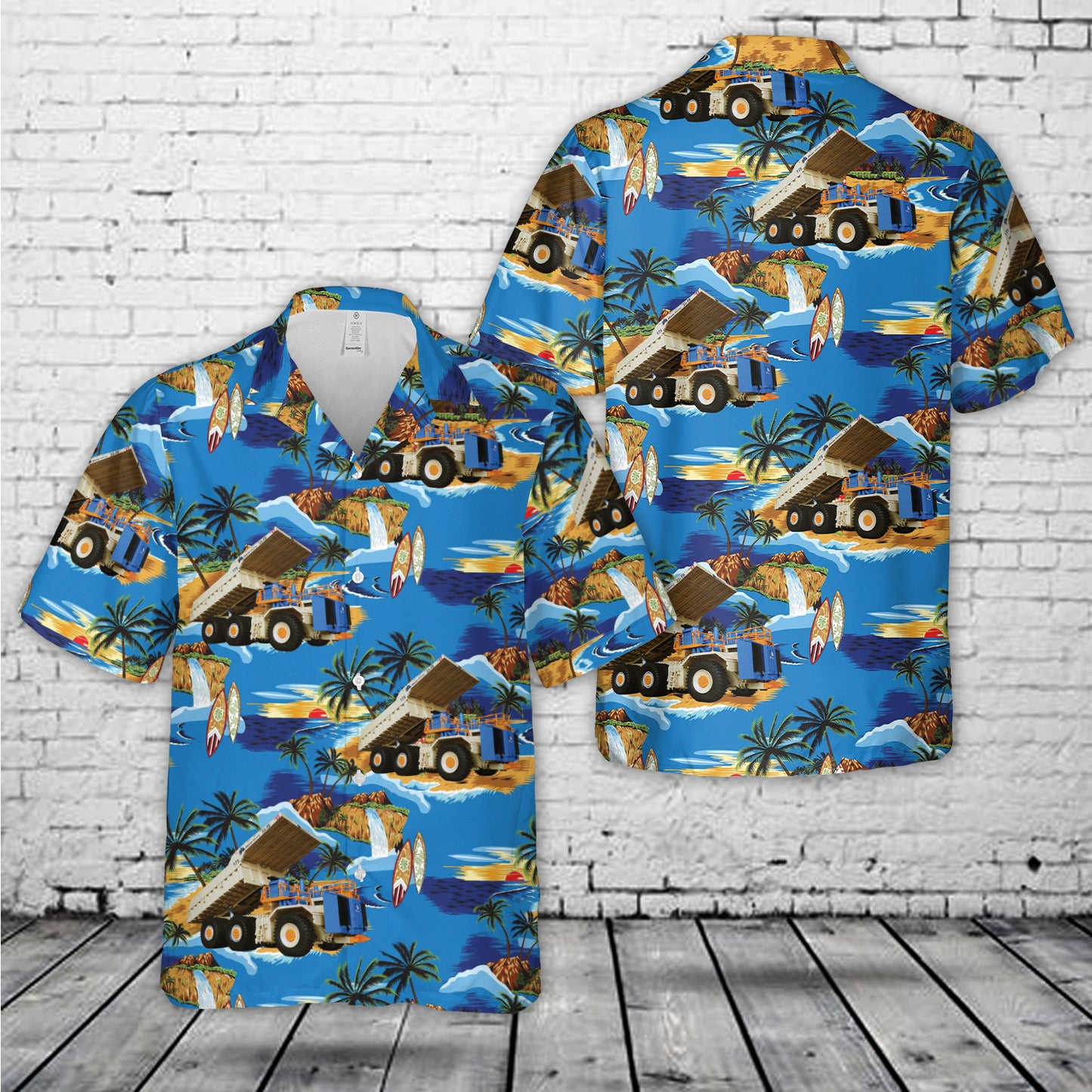 Terex 33-19 Titan Dump Truck Hawaiian Shirt