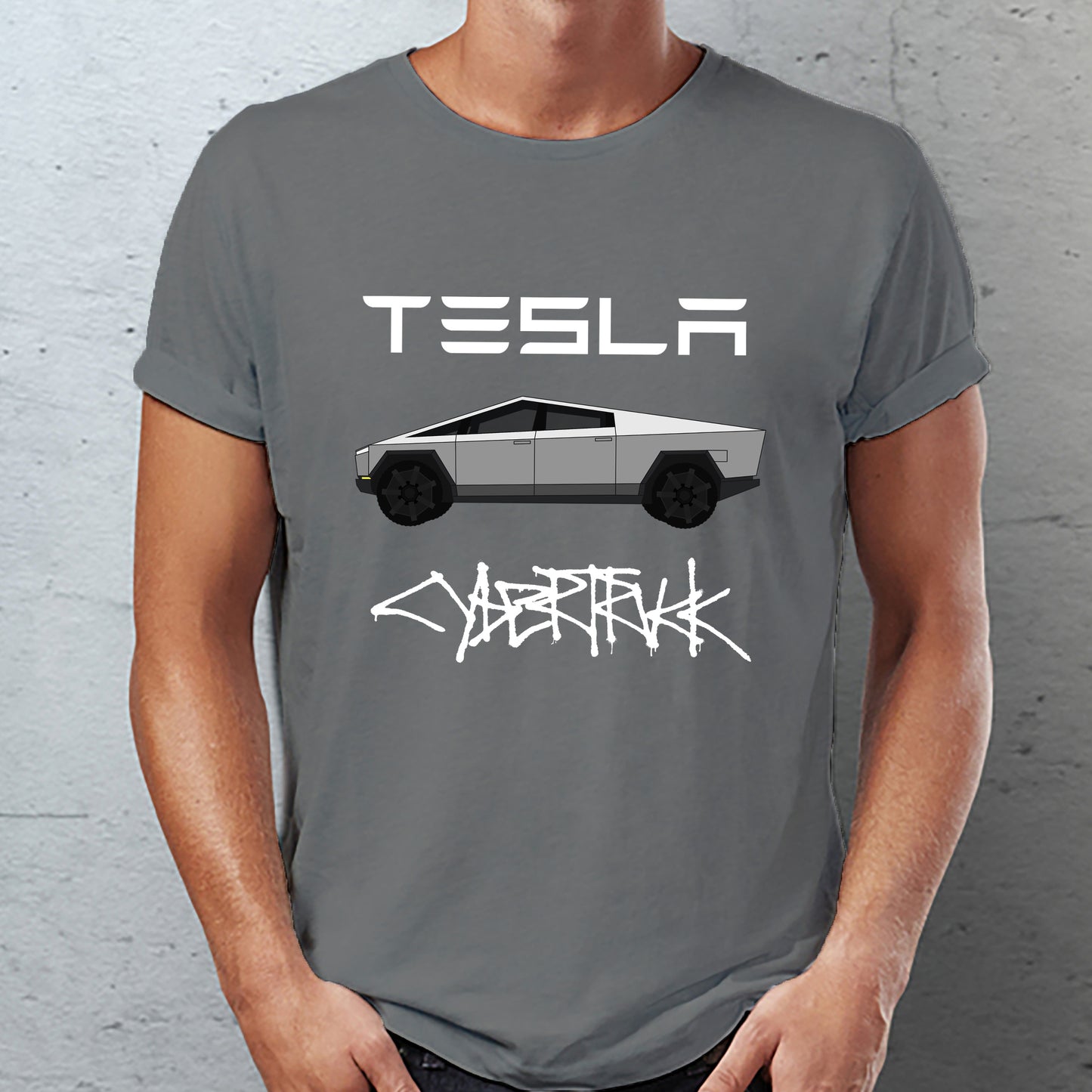 Tesla Cybertruck Classic Unisex T-Shirt Gildan 5000 (Made In US) DLMP1203PT11