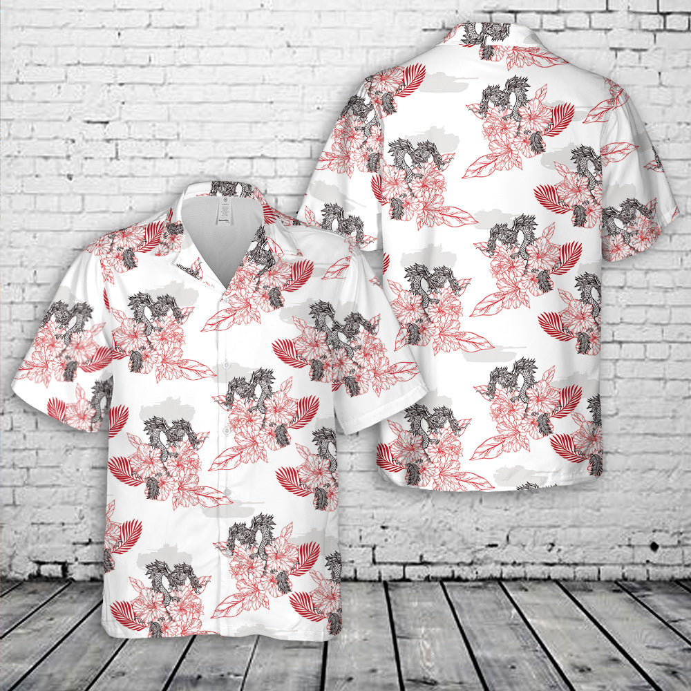 Texas Army National Guard Hawaiian Shirt