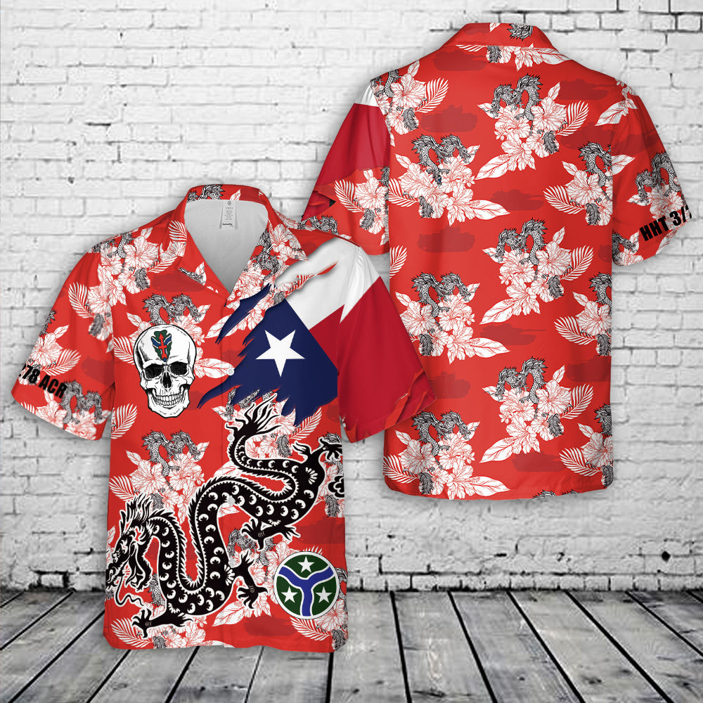 Texas Army National Guard Hawaiian Shirt