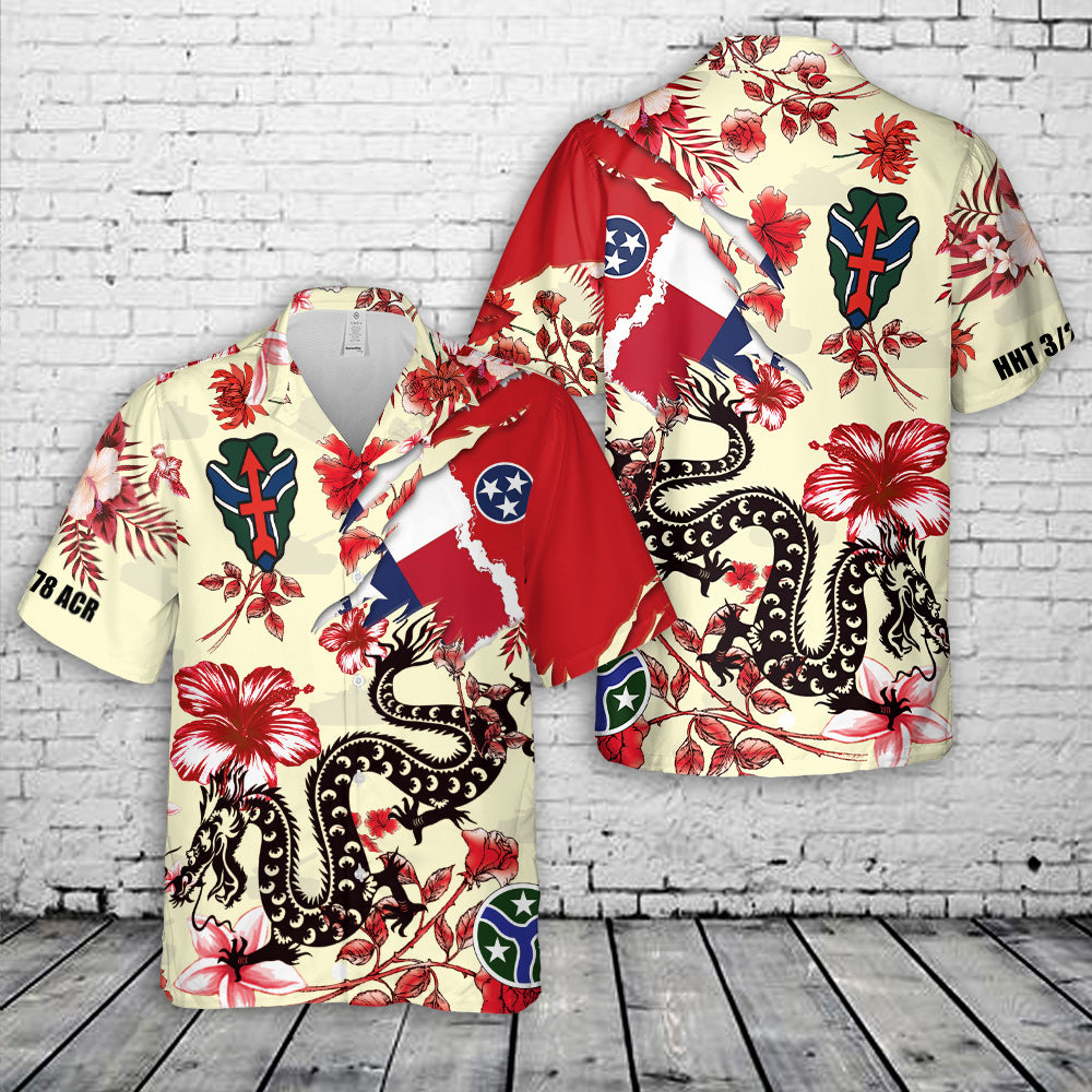 Texas Army National Guard Hawaiian Shirt NLSI101P1L06