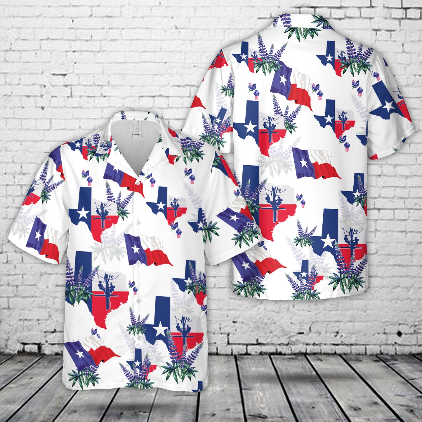 Texas Lineman Hawaiian Shirt