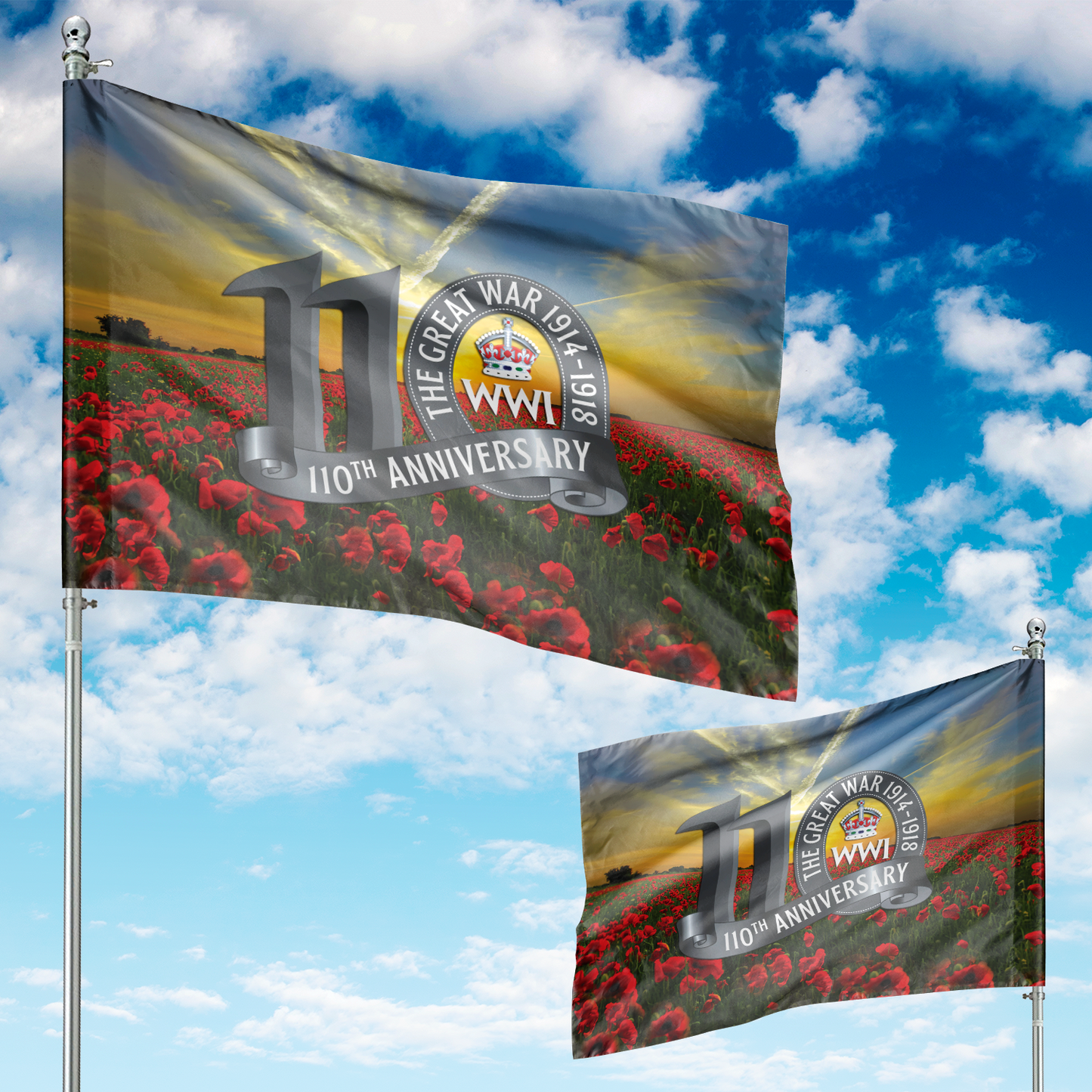 The Great War 110th Anniversary 2024 Flag