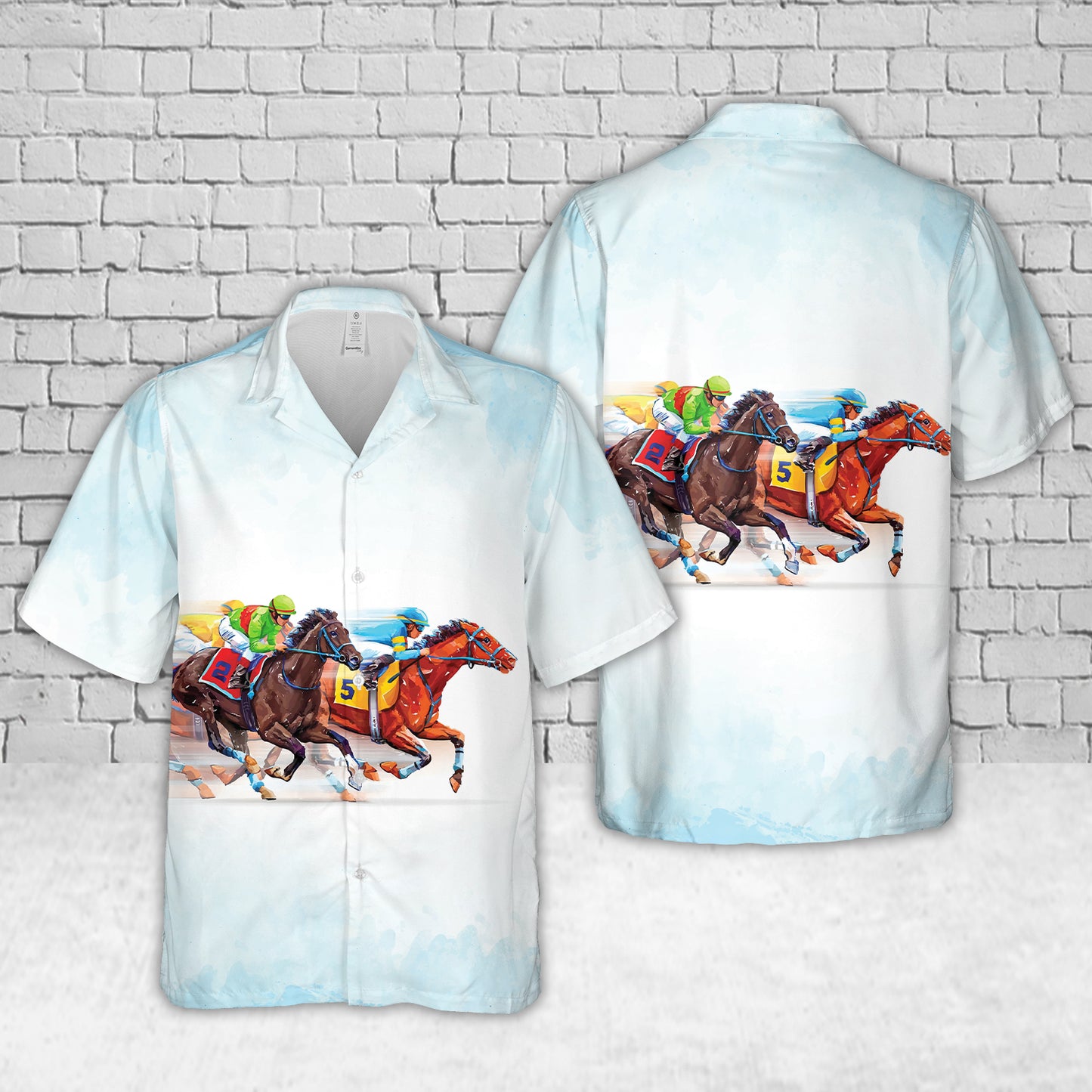 Thoroughbred Racing at the Melbourne Cup Hawaiian Shirt