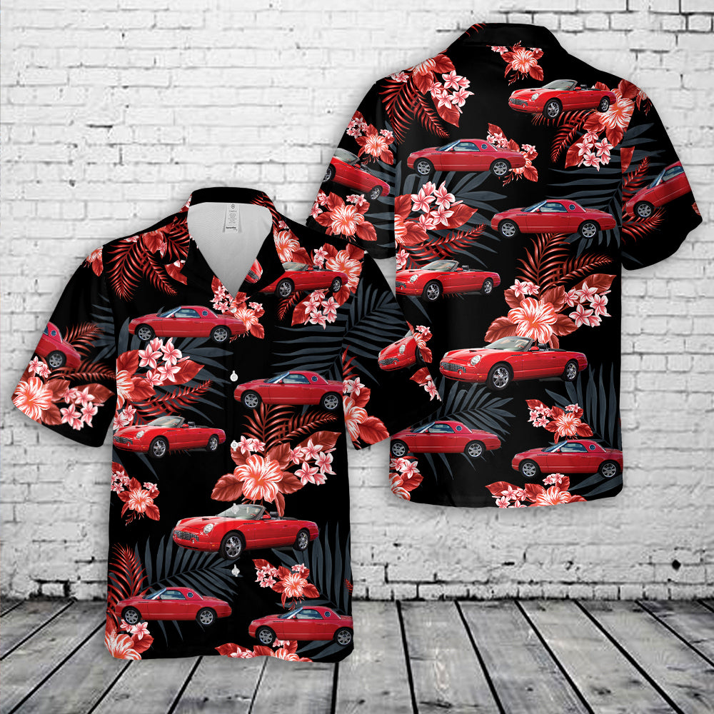 Torch Red 2002 Thunderbird Hawaiian Shirt
