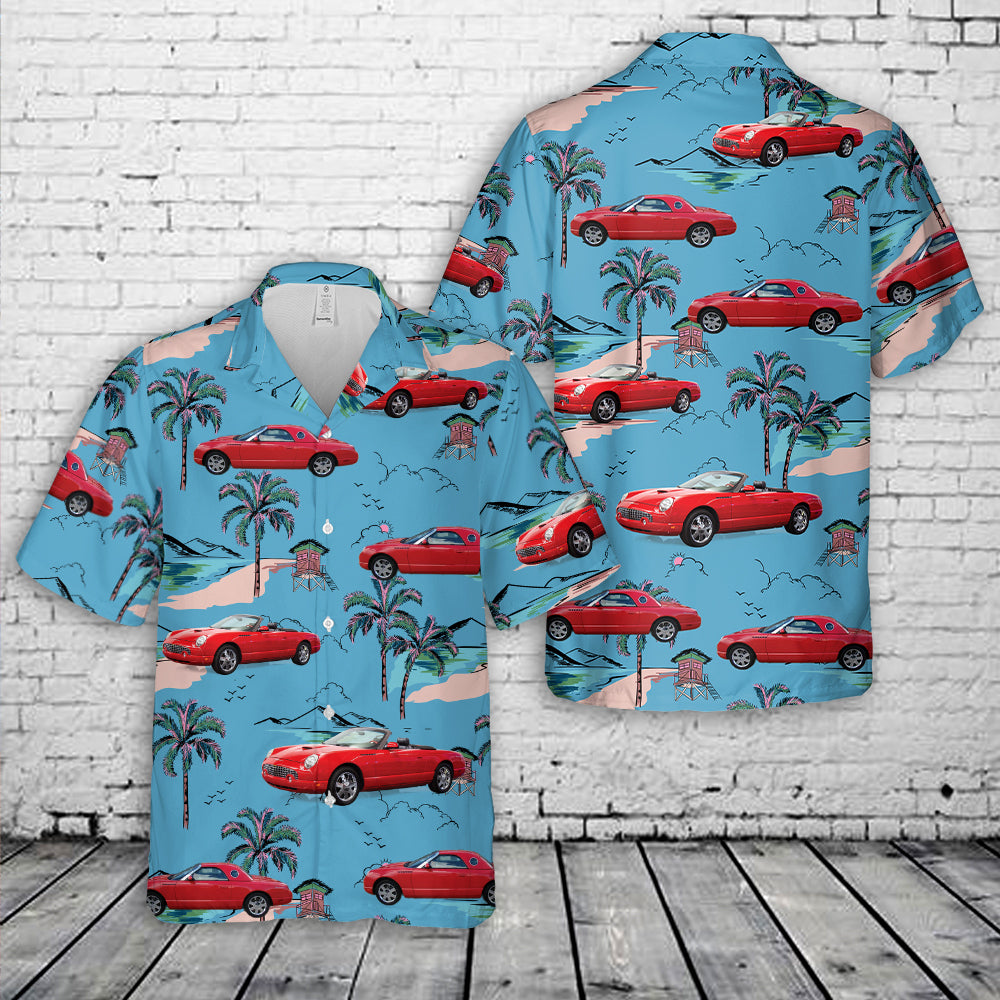 Torch Red 2002 Thunderbird Hawaiian Shirt