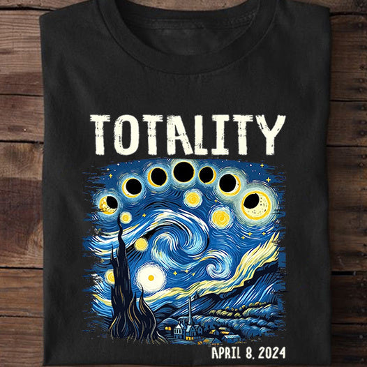 Total Solar Eclipse 2024 4.08.24 Classic Unisex T-Shirt Comfort Colors 1717