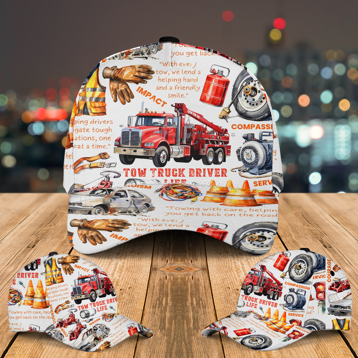 Tow Truck Driver Baseball Cap