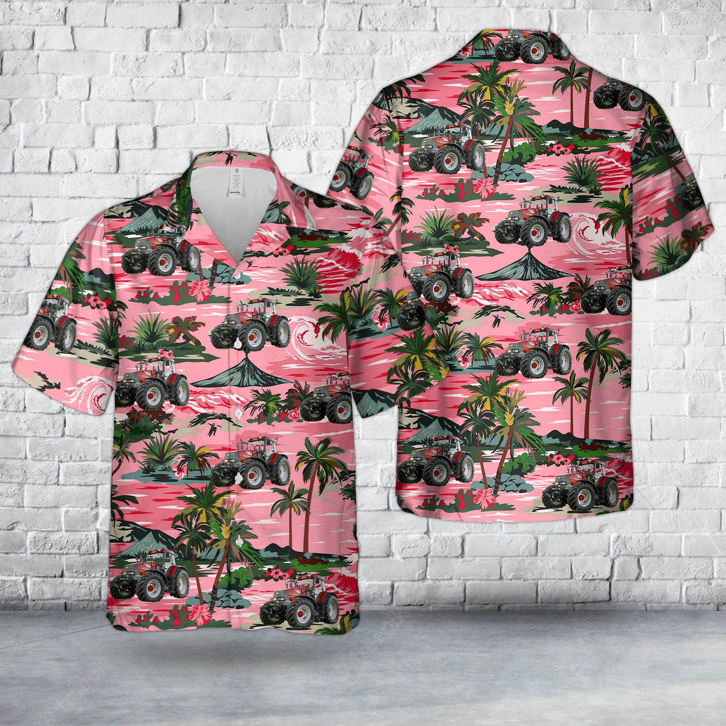 Tractor McCormick Mtx 165 Hawaiian Shirt