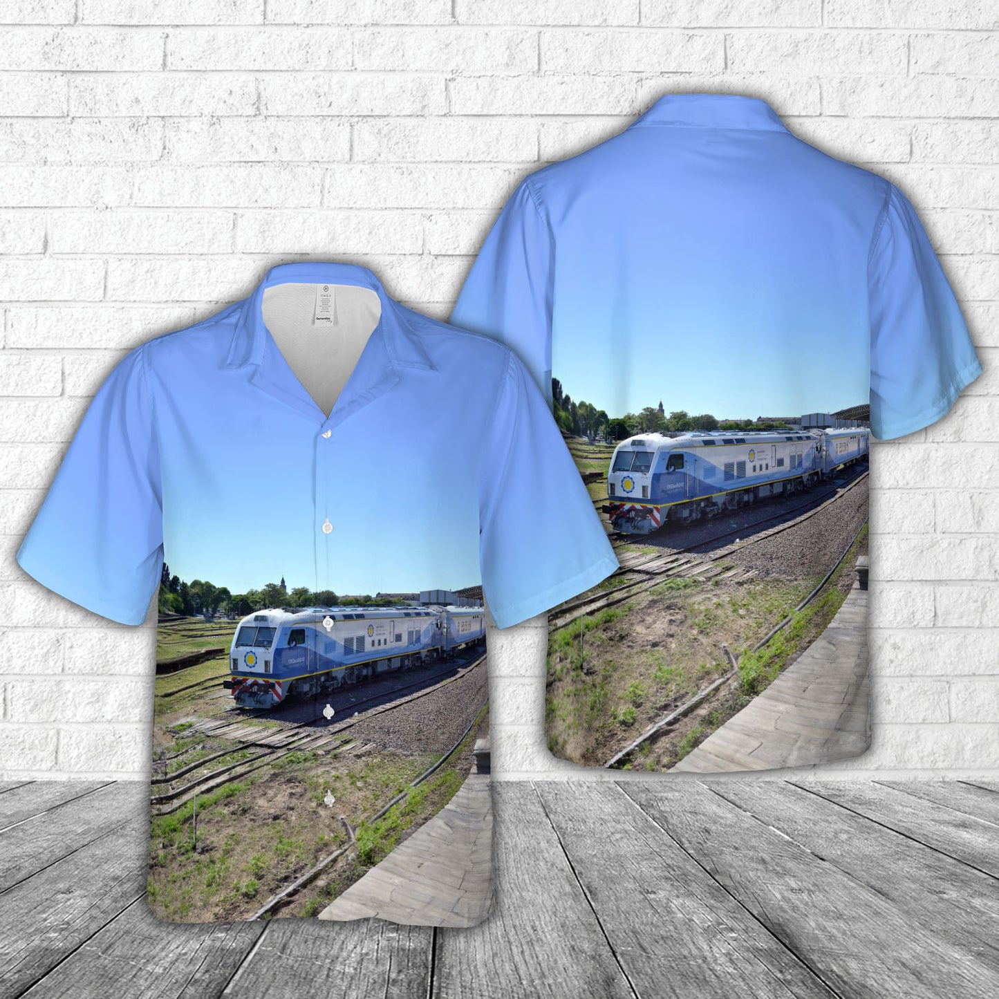 Trenes Argentinos CNR CKD8G locomotive Hawaiian Shirt