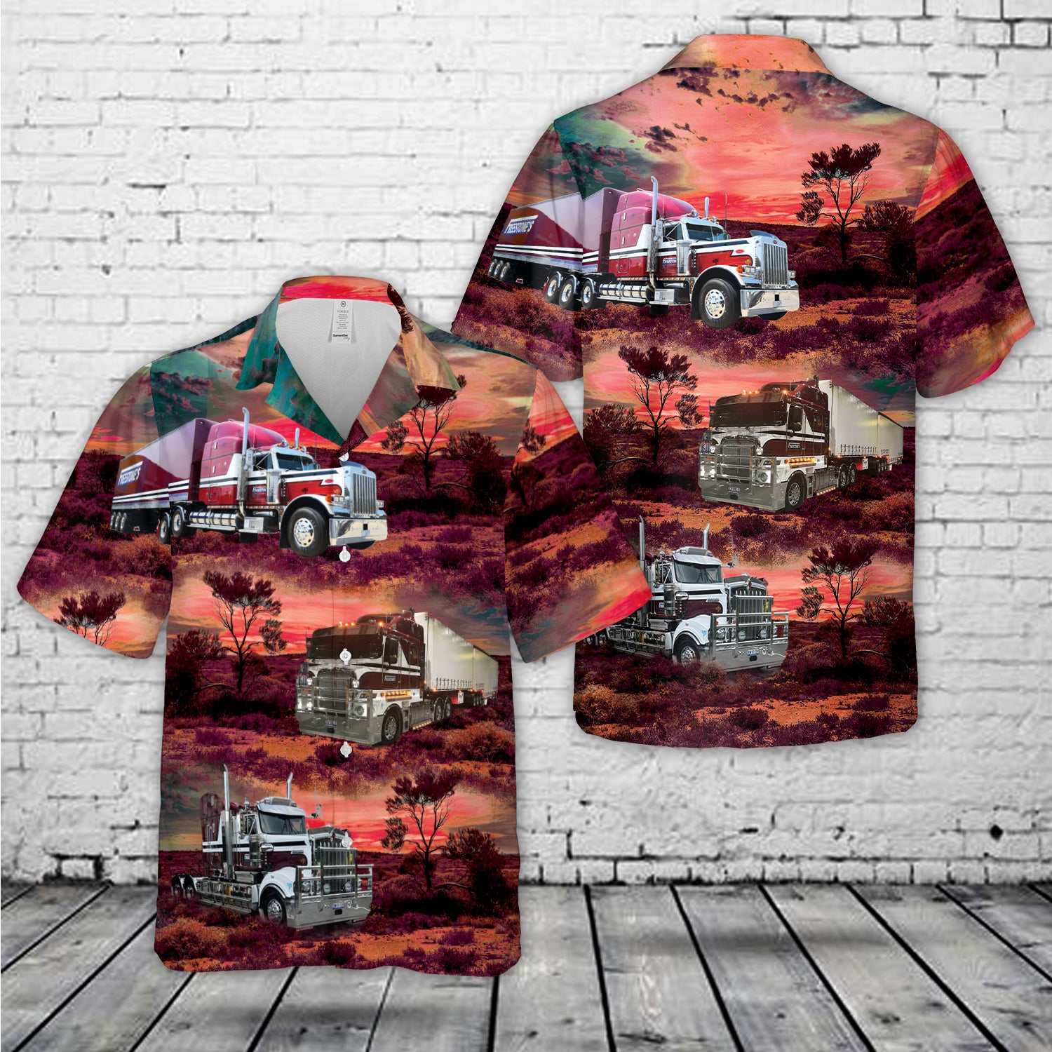 gears 5 merchandise Trucker 5 Hawaiian Shirt – Merch Gears