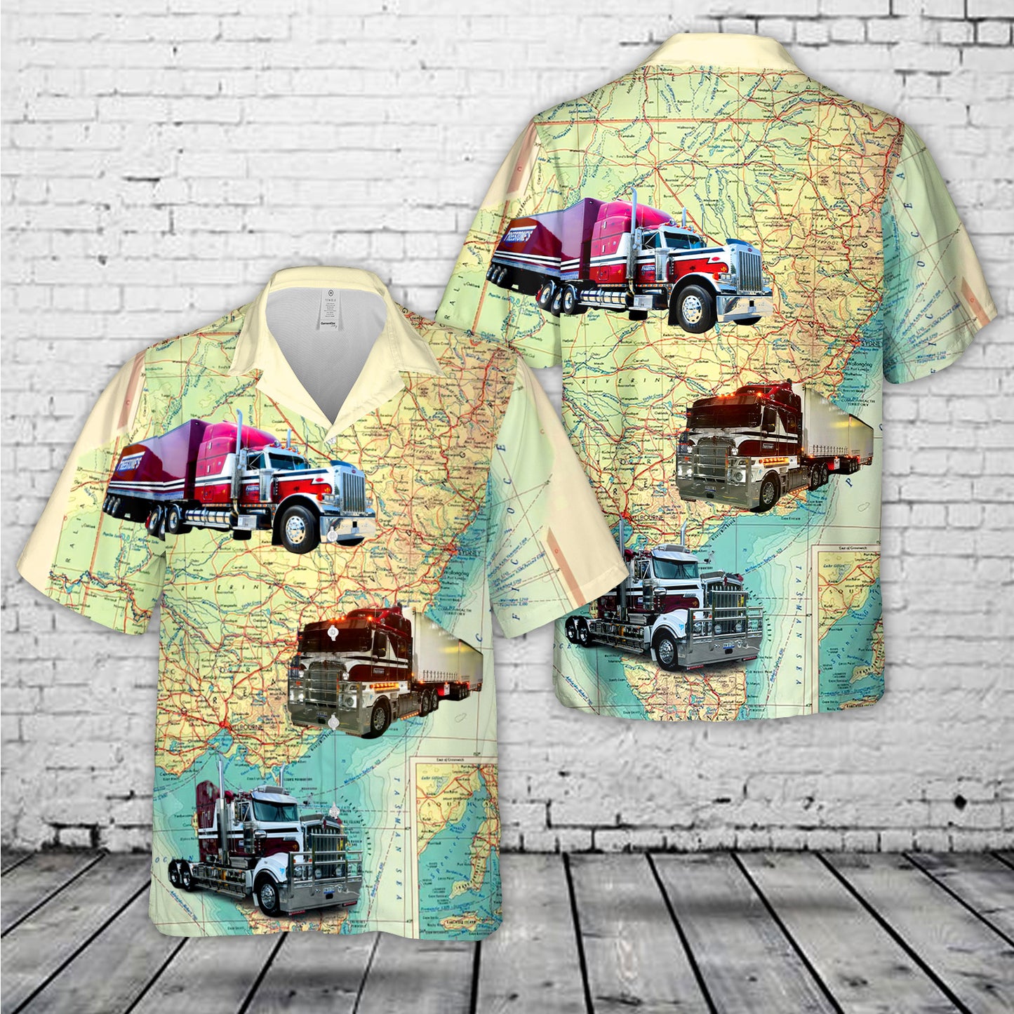 Trucker 7 Hawaiian Shirt