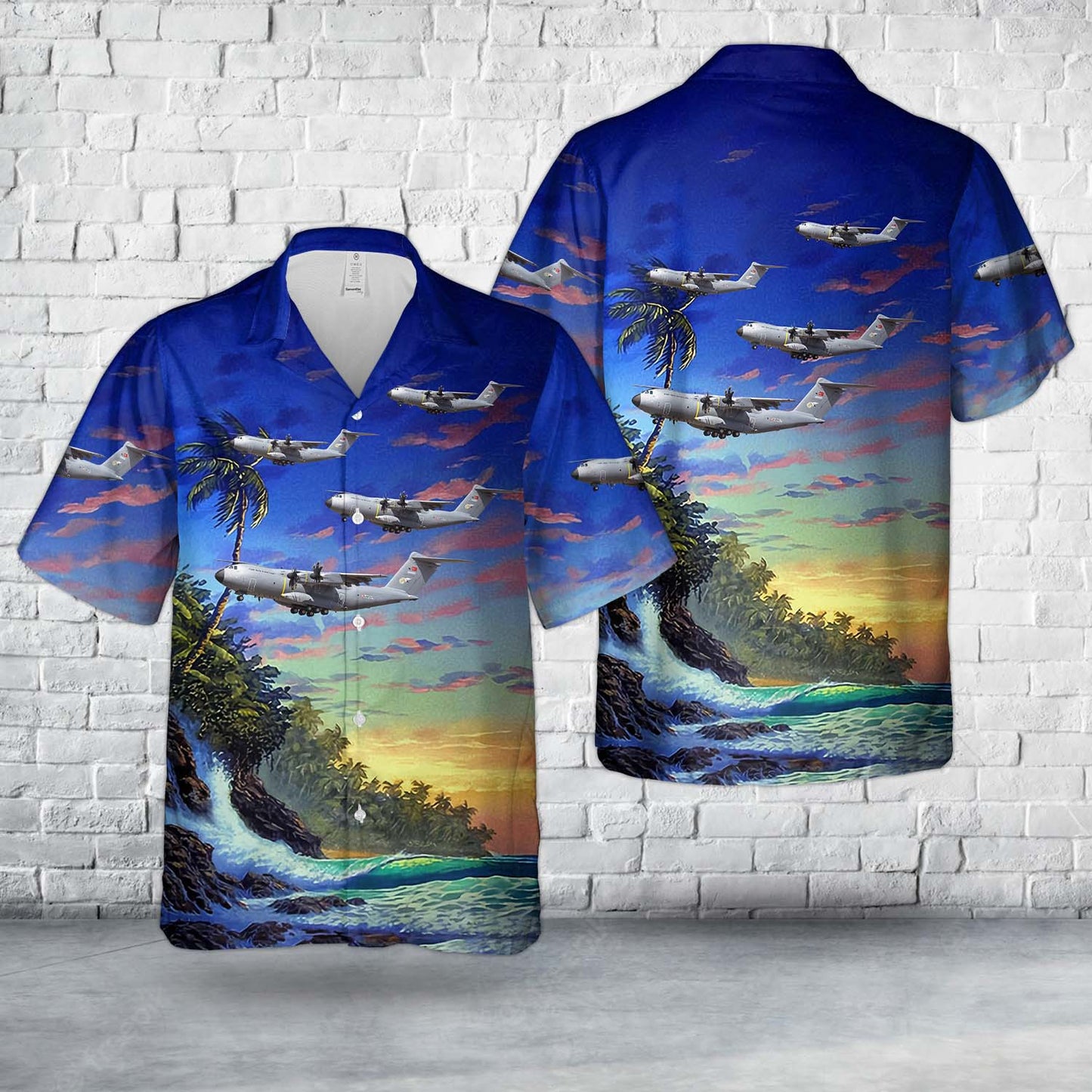 Turkish Air Force Airbus A400M Atlas Hawaiian Shirt