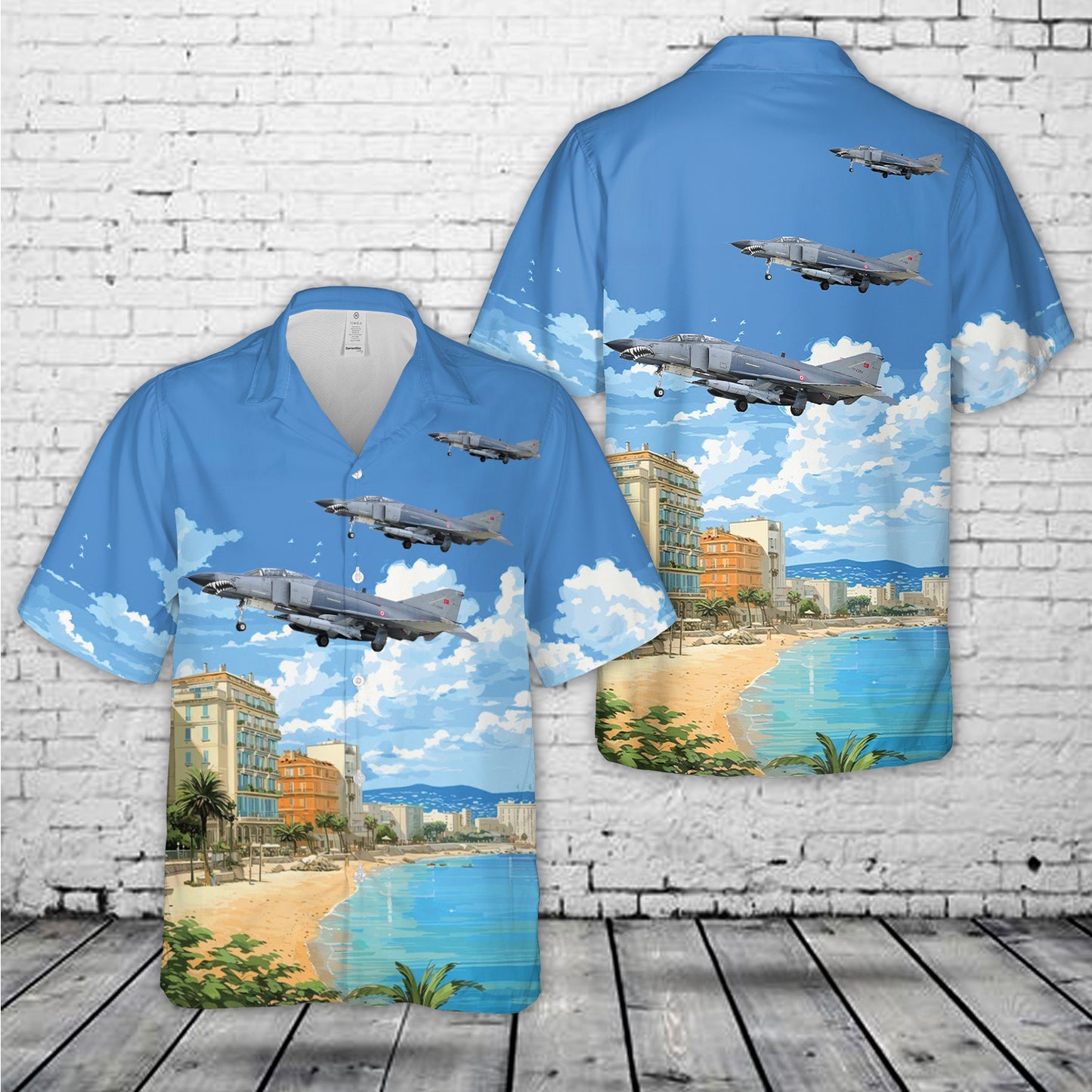 Turkish Air Force F-4E 2020 Terminator Hawaiian Shirt