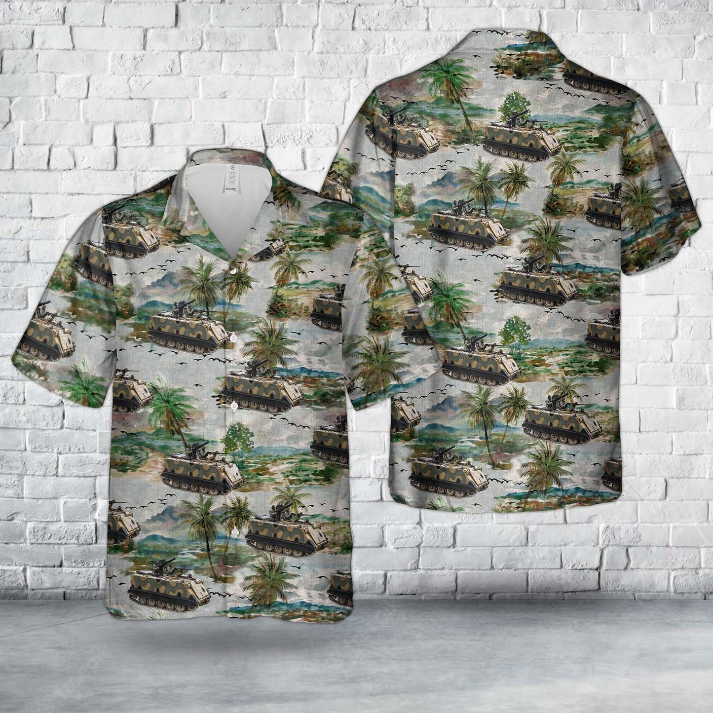 Turkish Army M113 Tank Hawaiian Shirt