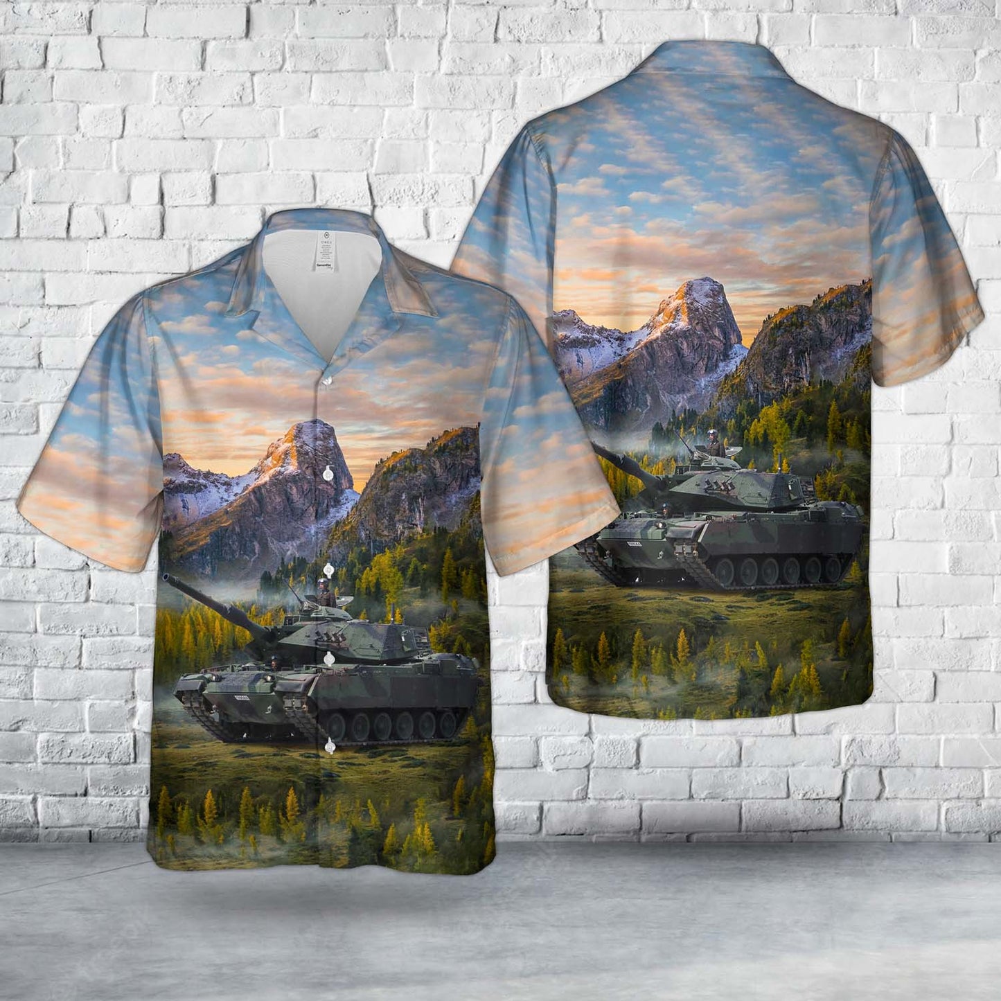 Turkish Army Turkish Land Forces M60T Sabra MBT Hawaiian Shirt