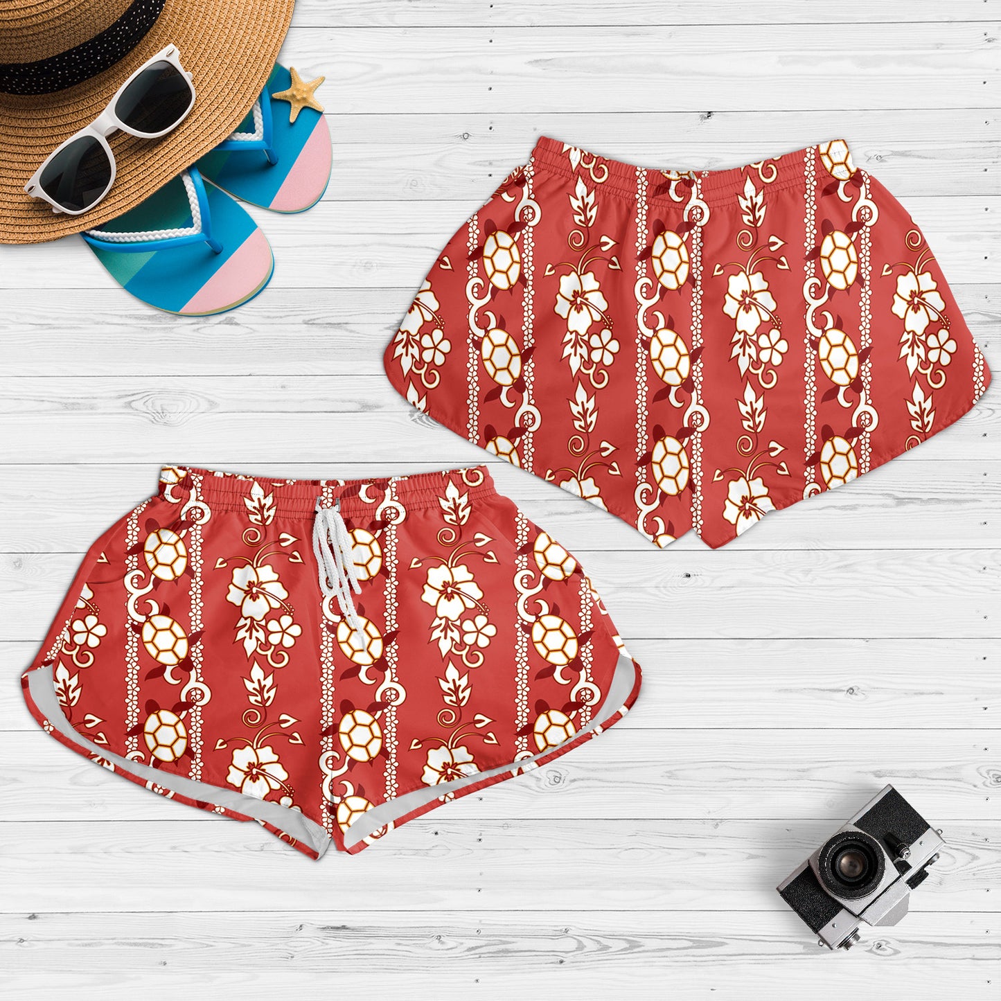 Turtle Hawaiian Women's Board Shorts