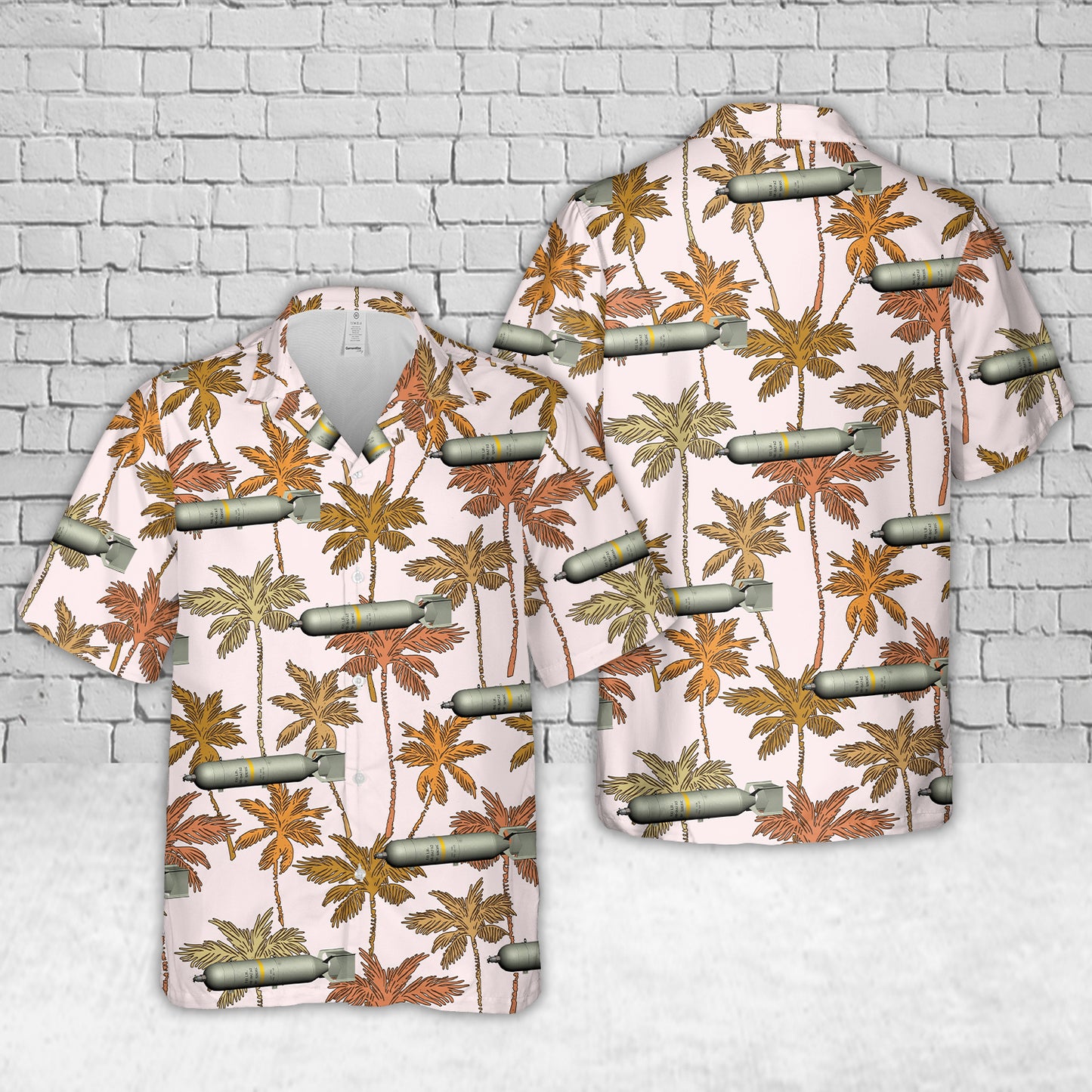 U.S. Army Air Forces AN-M47A2 , WP Smoke World War II aerial bomb Hawaiian Shirt