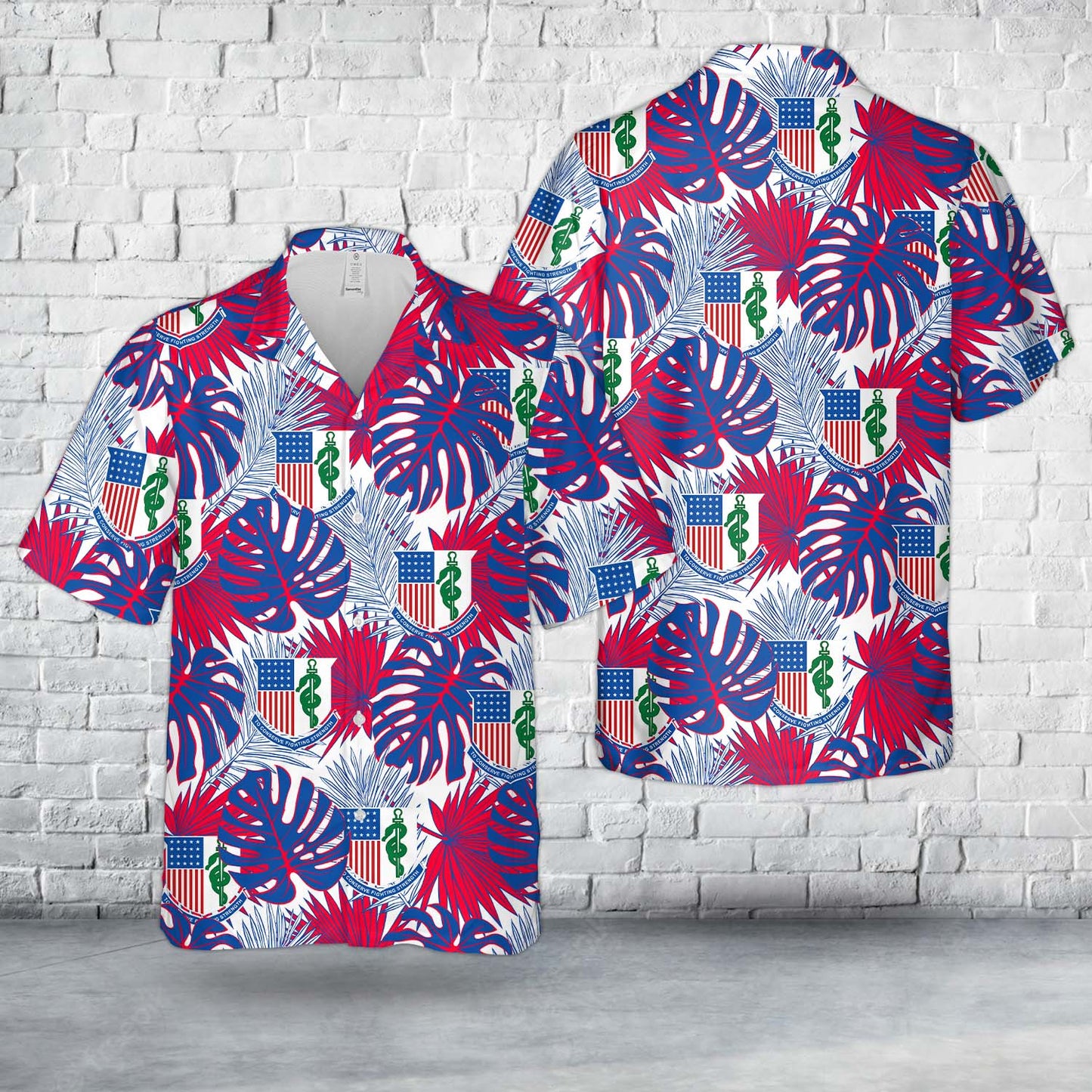 U.S. Army Medical Corps Hawaiian Shirt